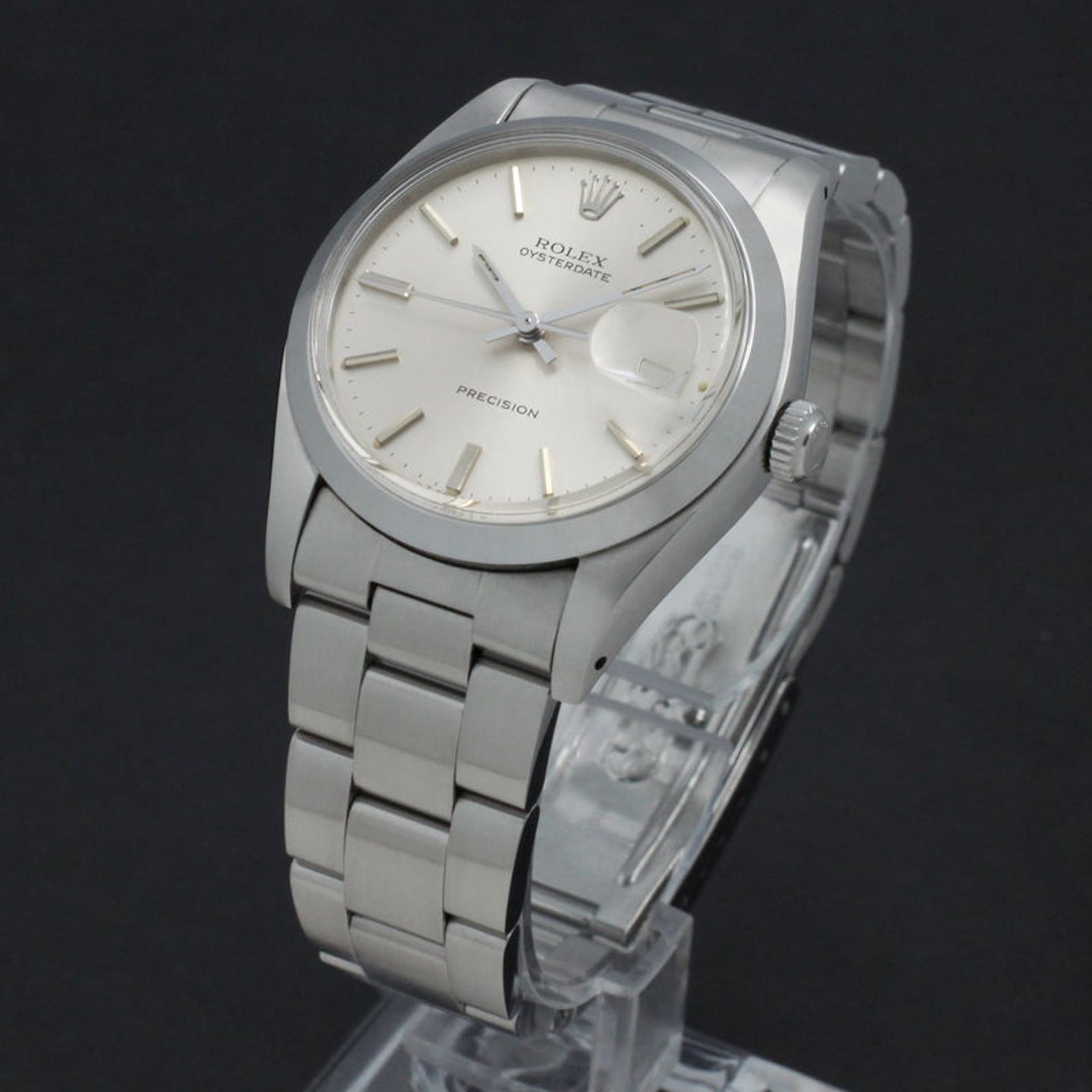 Rolex Oyster Precision 6694 (1985) - Silver dial 34 mm Steel case (5/7)