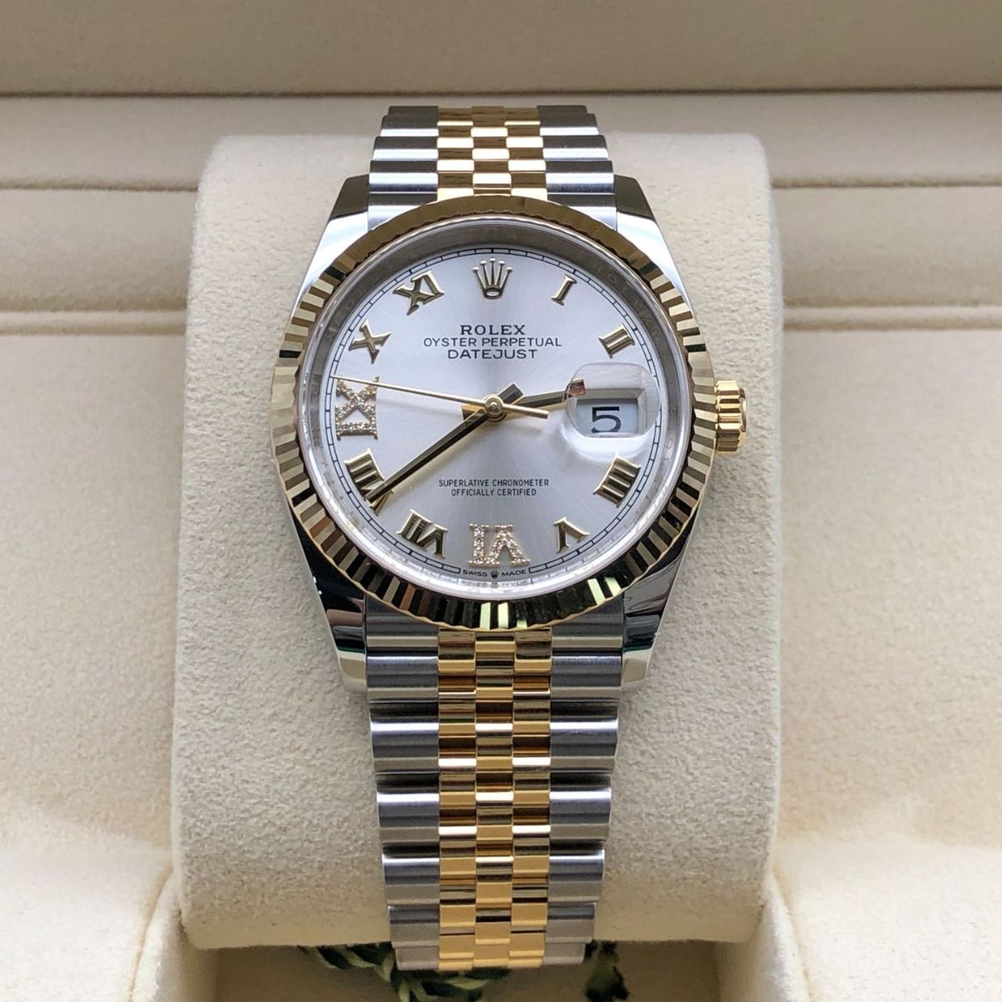 Rolex Datejust 31 278383RBR (2024) - Grey dial 31 mm Steel case (8/8)