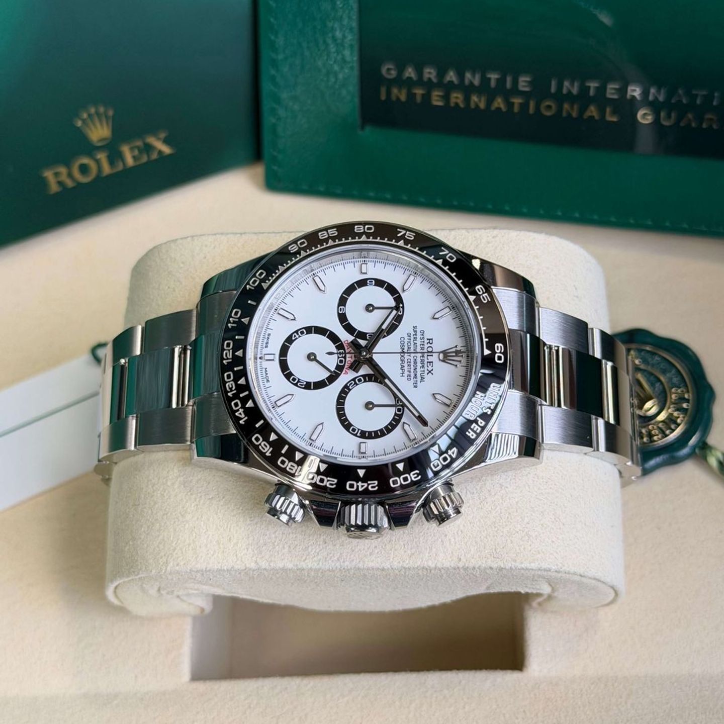 Rolex Daytona 126500LN (2025) - Wit wijzerplaat 40mm Staal (4/7)