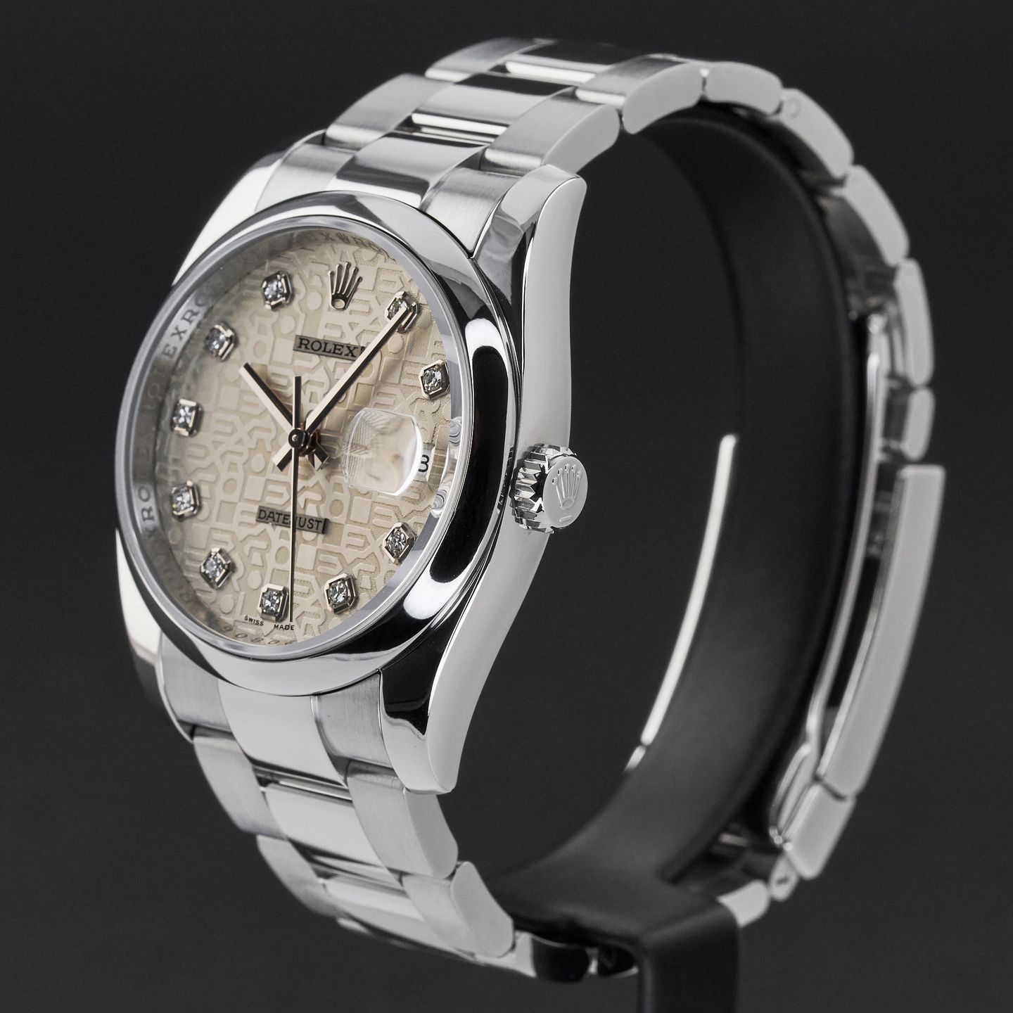 Rolex Datejust 36 116200 (2010) - Silver dial 36 mm Steel case (4/8)