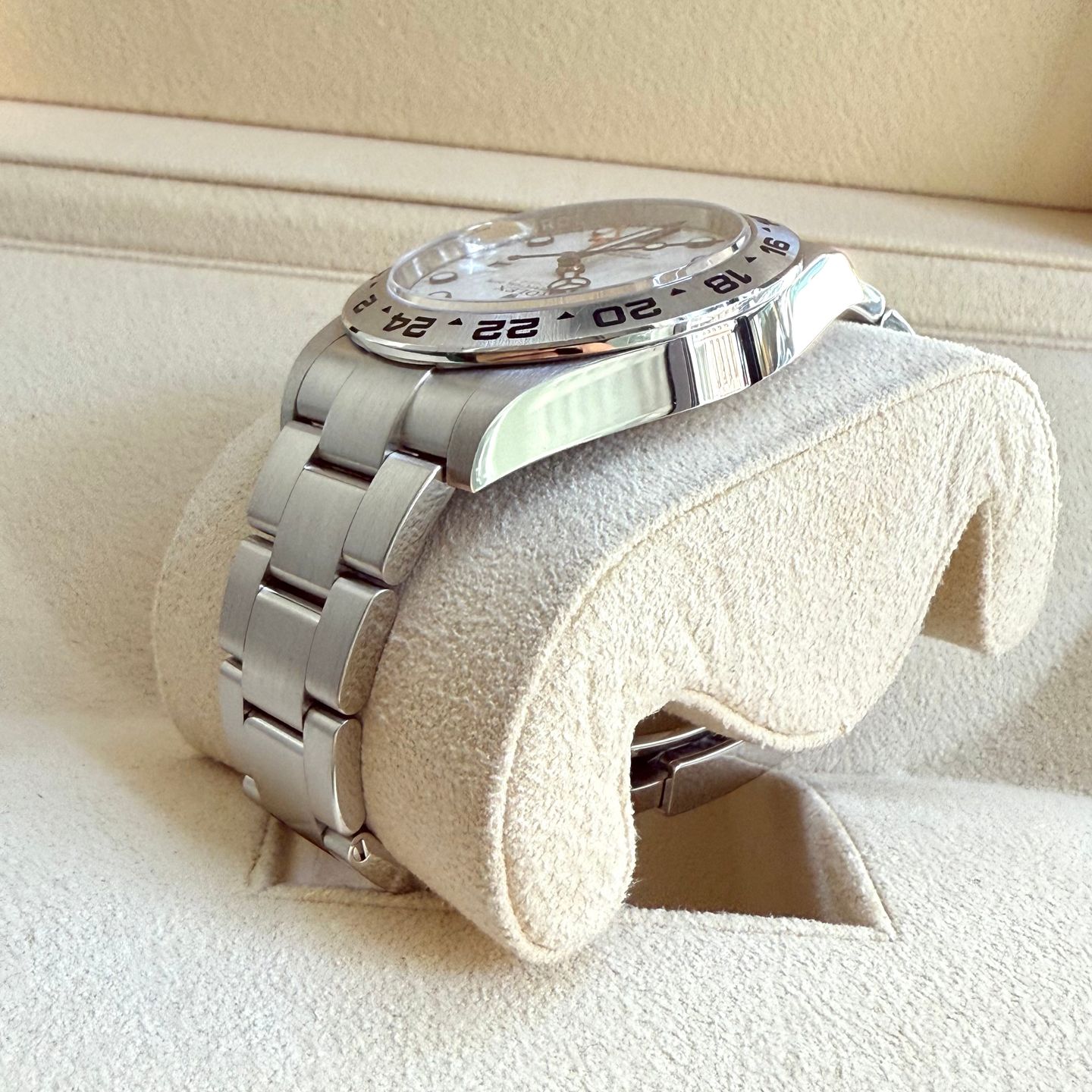 Rolex Explorer II 216570 (2012) - Wit wijzerplaat 42mm Staal (6/7)