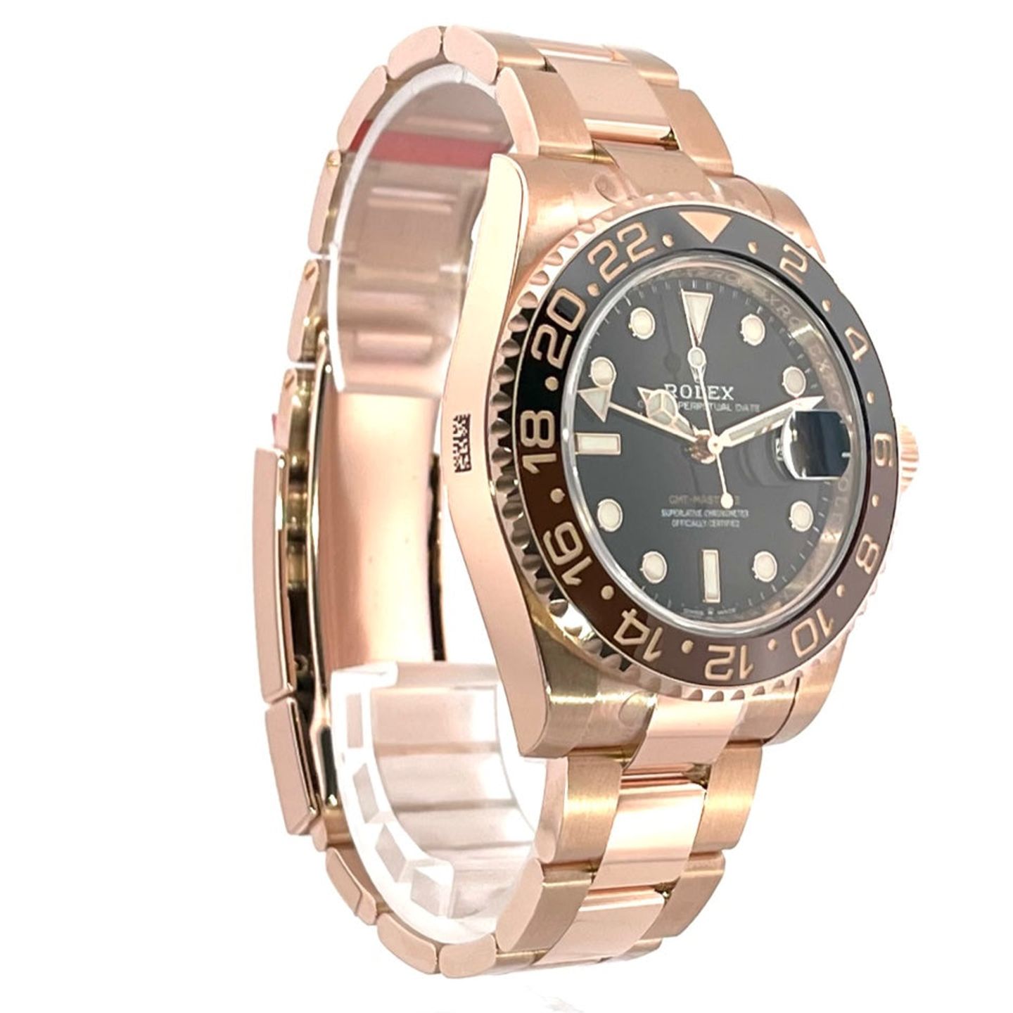 Rolex GMT-Master II 126715CHNR (2021) - Zwart wijzerplaat 40mm Roségoud (3/7)