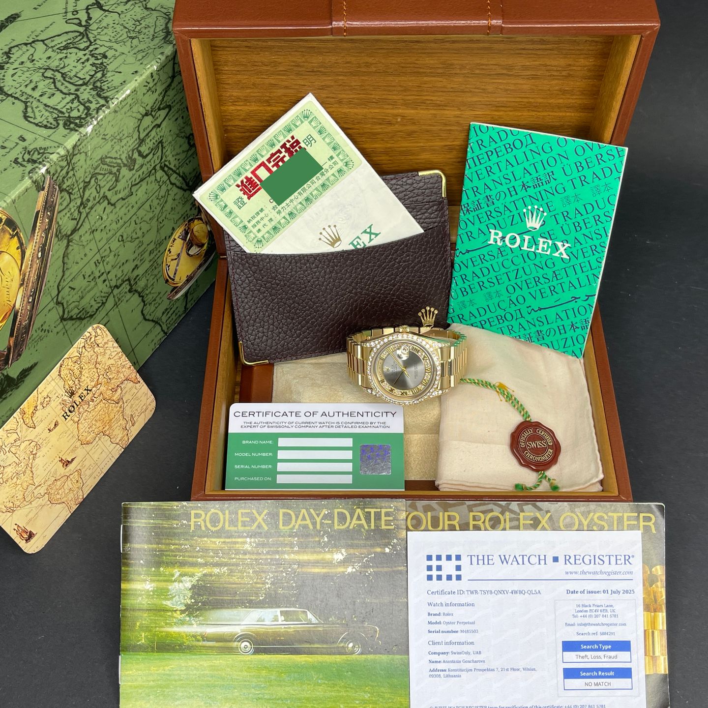 Rolex Day-Date 36 18388 (1991) - 36 mm Yellow Gold case (3/8)