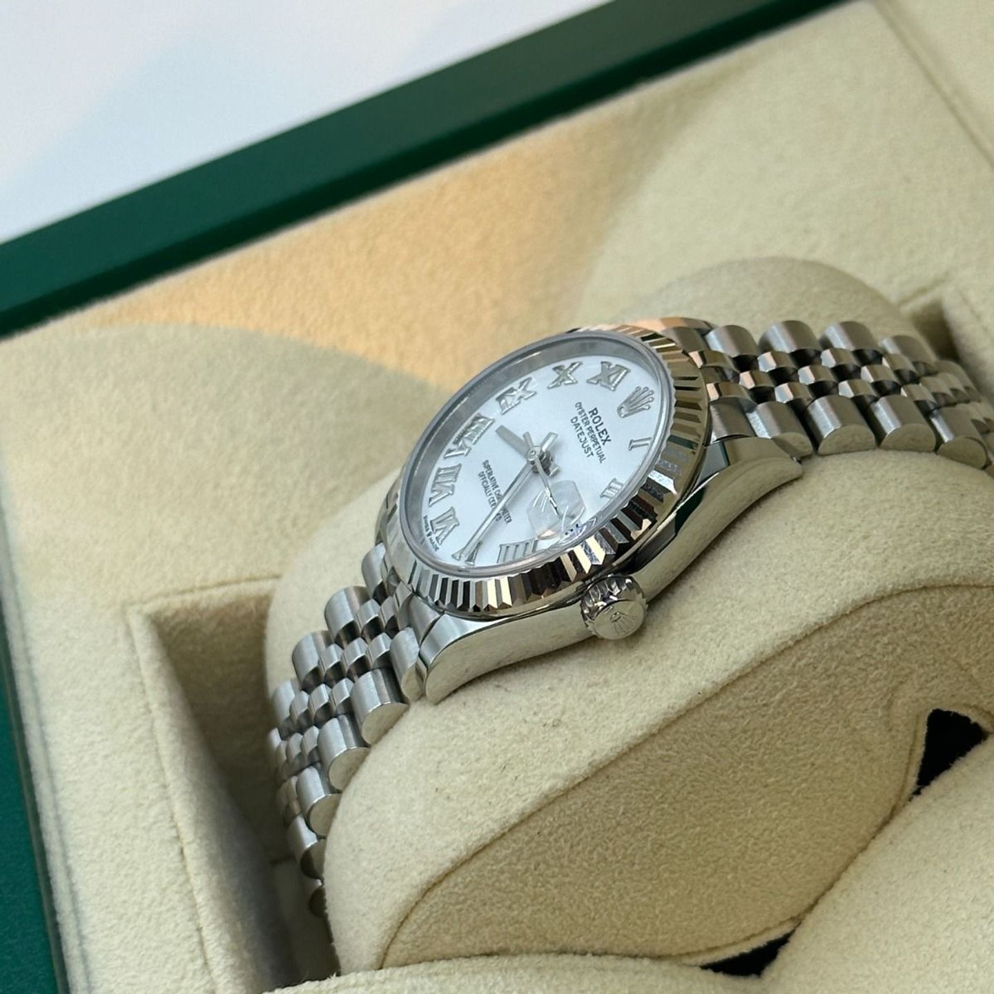 Rolex Datejust 31 278274 (2024) - Wit wijzerplaat 31mm Staal (6/8)