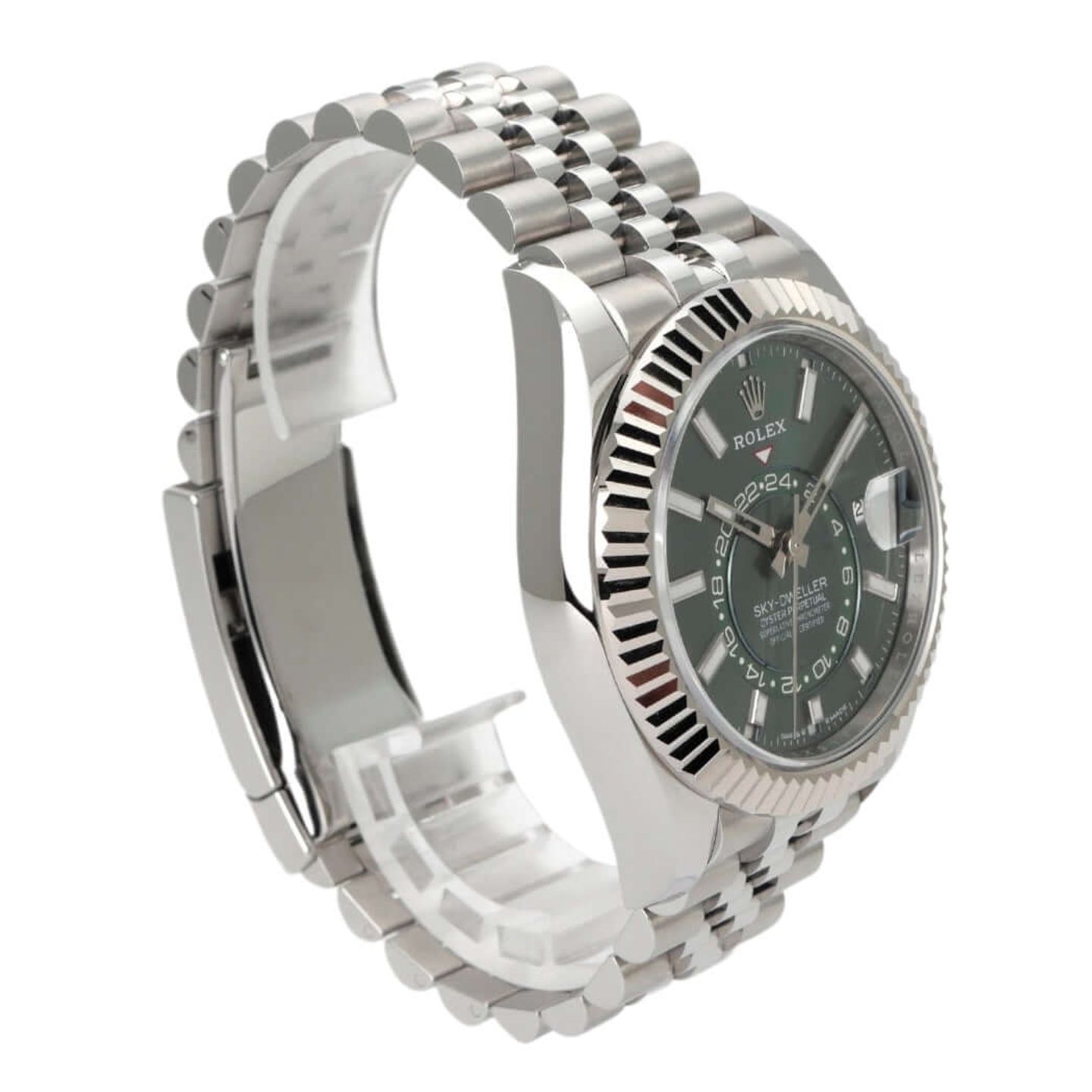 Rolex Sky-Dweller 336934 (2026) - Green dial 42 mm Gold/Steel case (4/8)