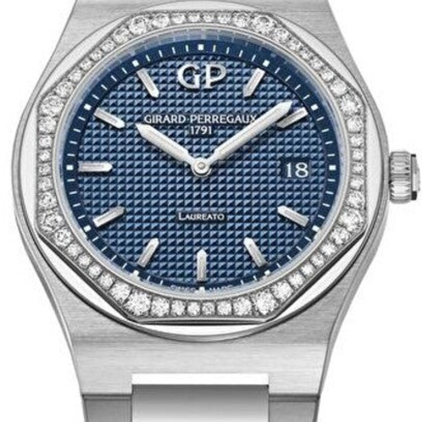 Girard-Perregaux Laureato 80189D11A431-11A (2025) - Blauw wijzerplaat 35mm Staal (1/1)