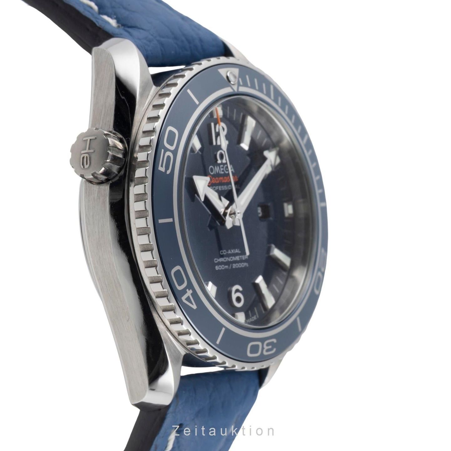 Omega Seamaster Planet Ocean 232.92.38.20.03.001 (Unknown (random serial)) - Blue dial 38 mm Titanium case (6/8)