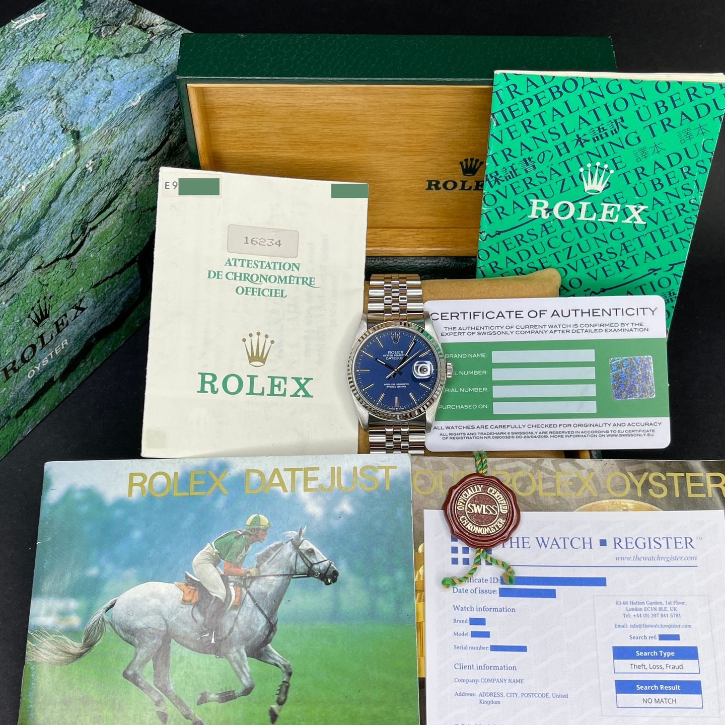 Rolex Datejust 36 16234 (1990) - 36mm Staal (2/8)