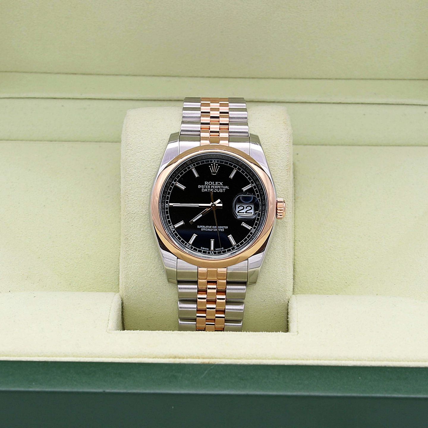 Rolex Datejust 36 116201 (Unknown (random serial)) - 36 mm Gold/Steel case (2/7)