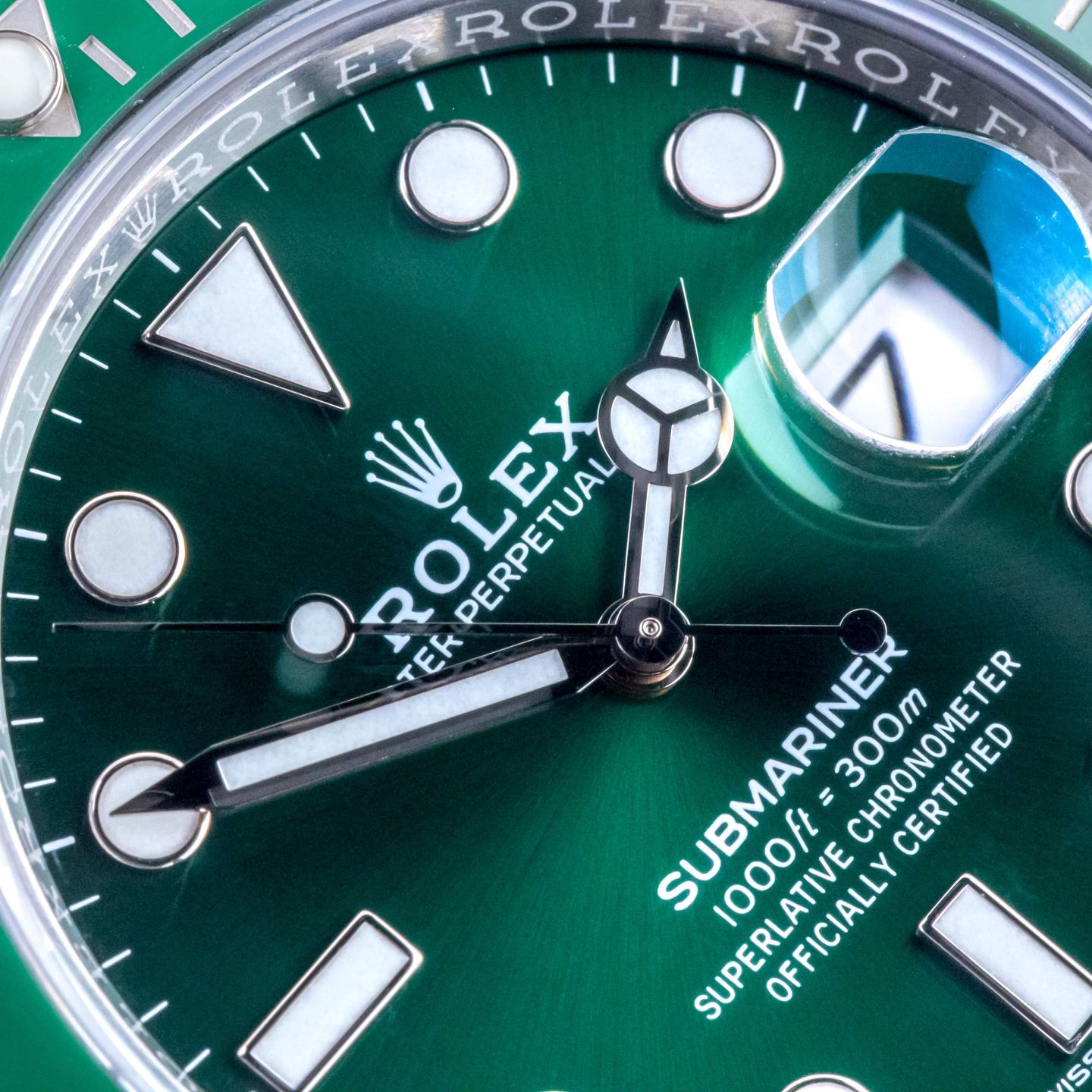 Rolex Submariner Date 116610LV (2018) - Groen wijzerplaat 40mm Staal (2/8)