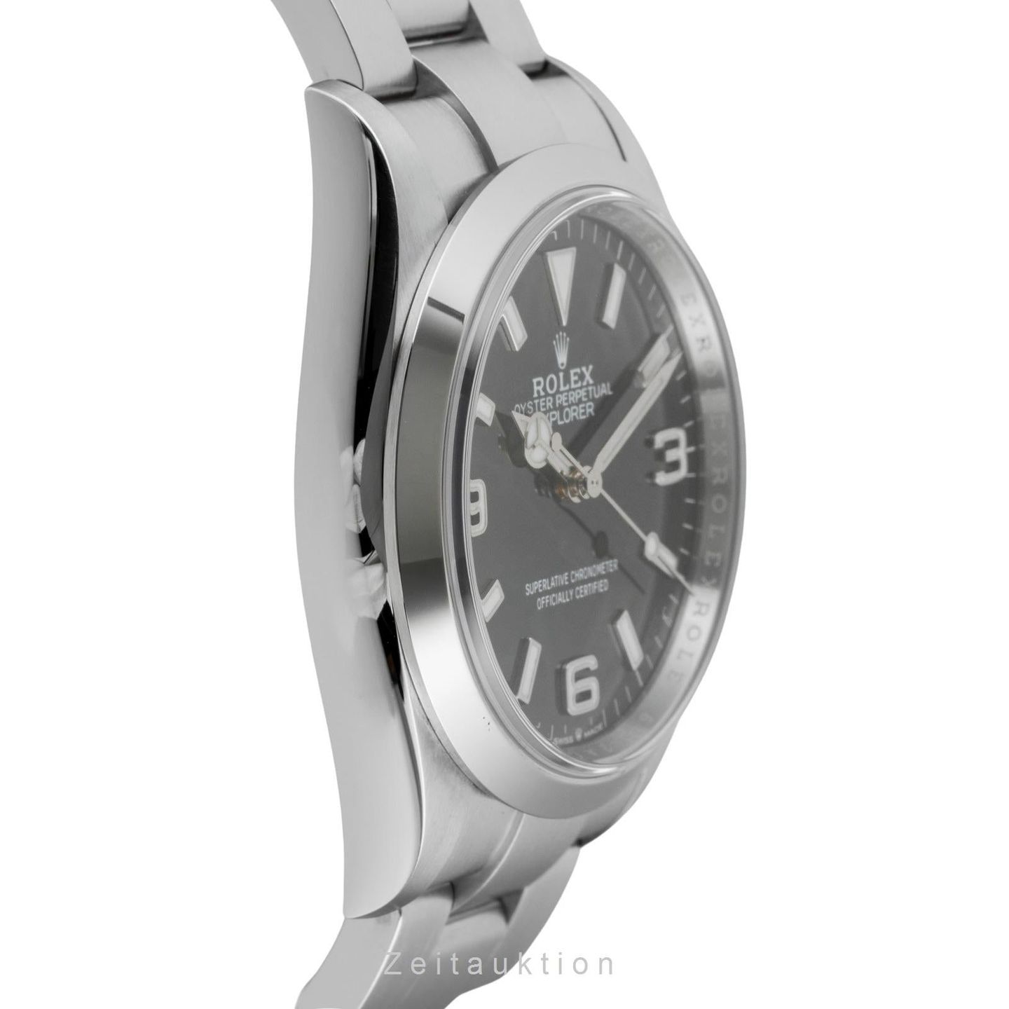 Rolex Explorer 124270 (Unknown (random serial)) - Black dial 36 mm Steel case (6/8)