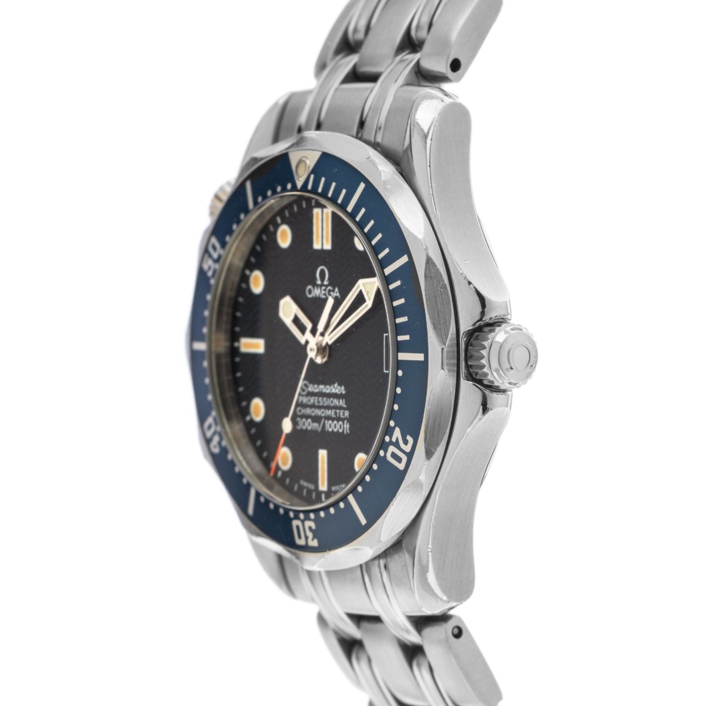 Omega Seamaster Diver 300 M 2551.80.00 (1995) - Blue dial 36 mm Steel case (4/7)