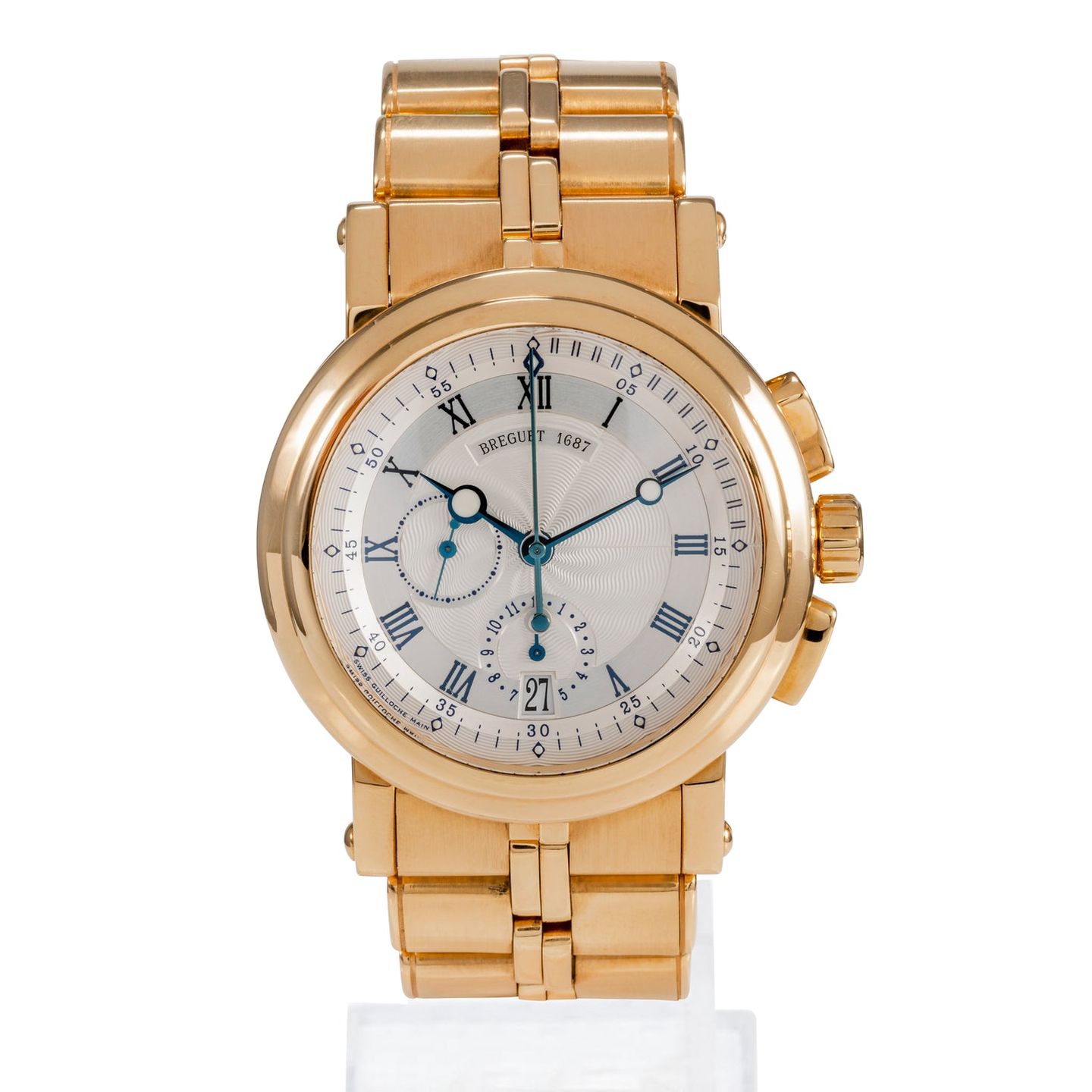 Breguet Marine 5827BA (Unknown (random serial)) - White dial Unknown Yellow Gold case (2/6)