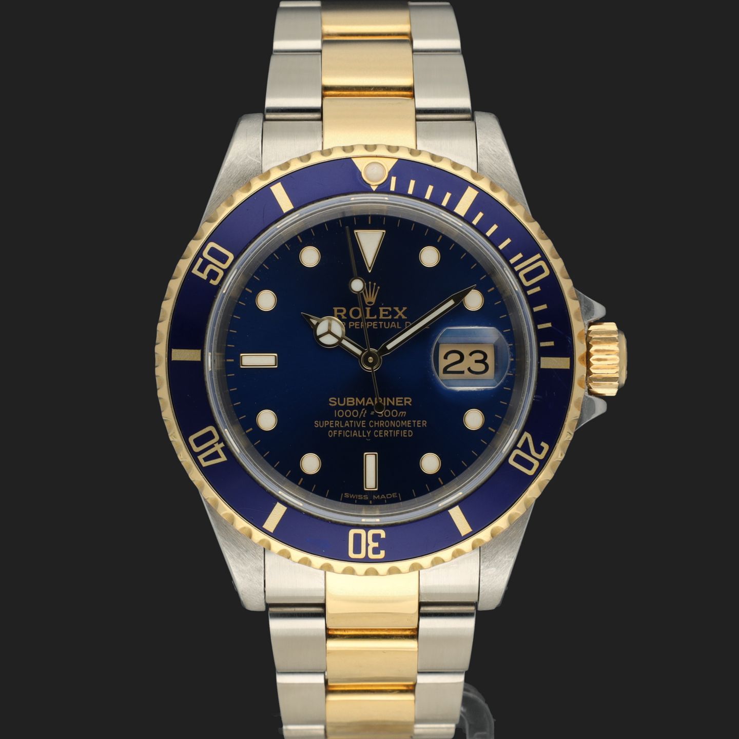 Rolex Submariner Date 116613 (2000) - 40mm Goud/Staal (3/8)