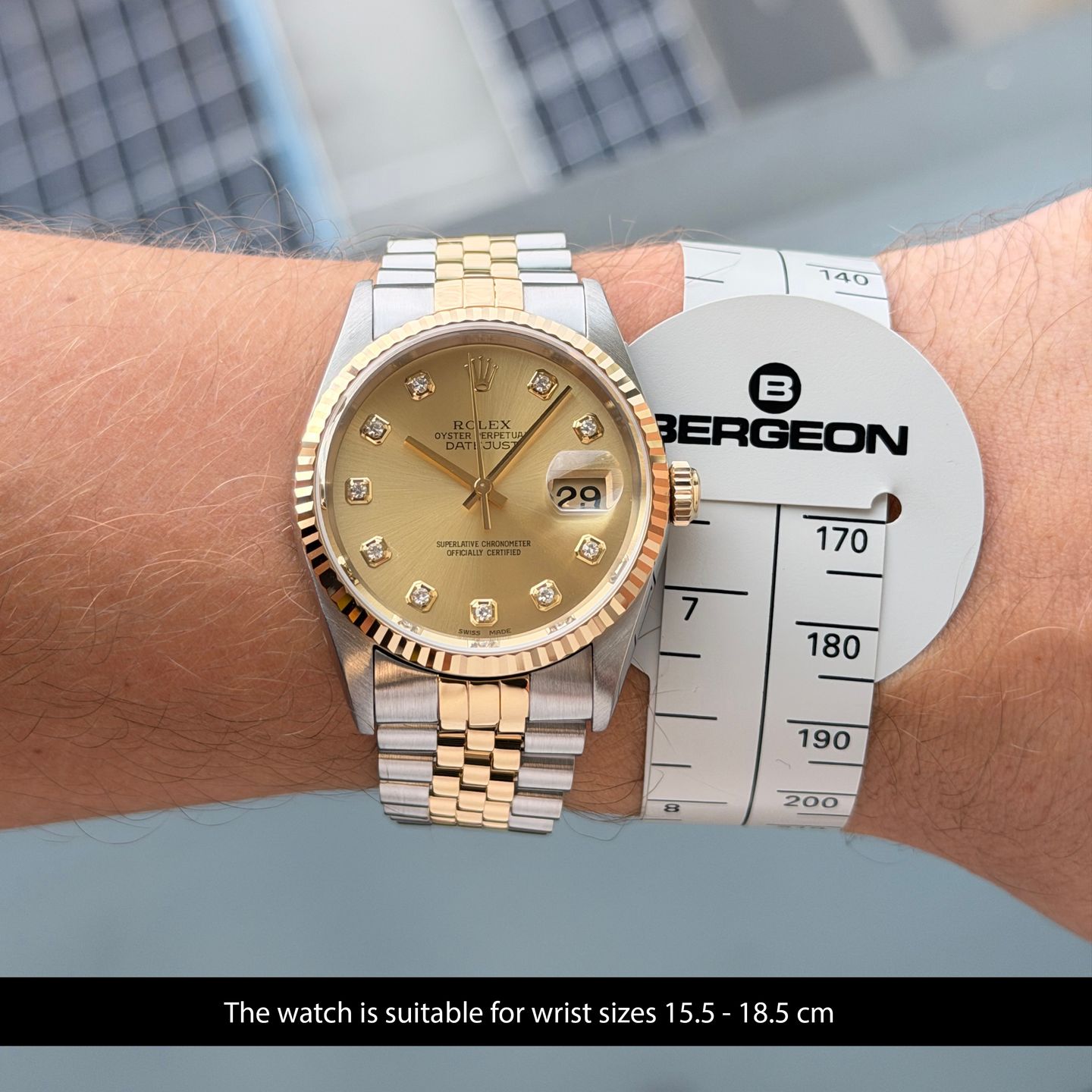 Rolex Datejust 36 16233 (1995) - 36mm Goud/Staal (2/8)