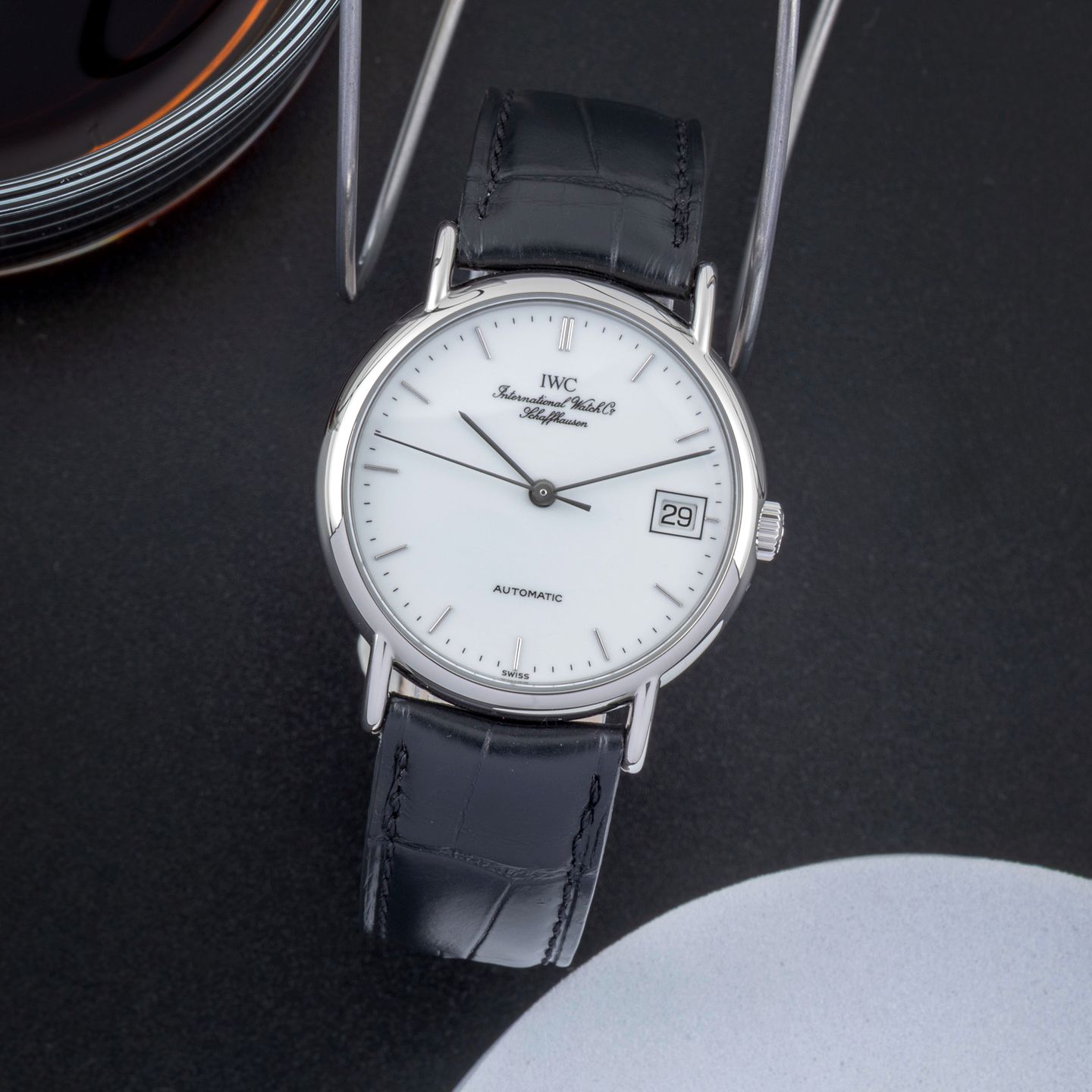 IWC Portofino Automatic IW351311 (1995) - White dial 34 mm Steel case (1/8)