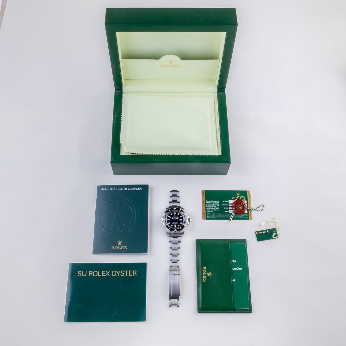 Rolex Sea-Dweller Deepsea 116660 (Unknown (random serial)) - Black dial 44 mm Steel case (8/8)