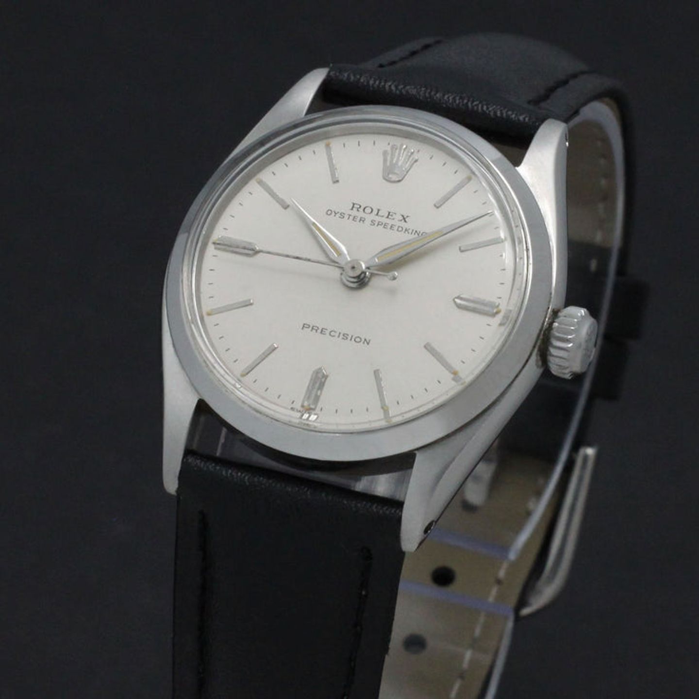 Rolex Oyster 6420 (1959) - Silver dial 30 mm Steel case (6/7)