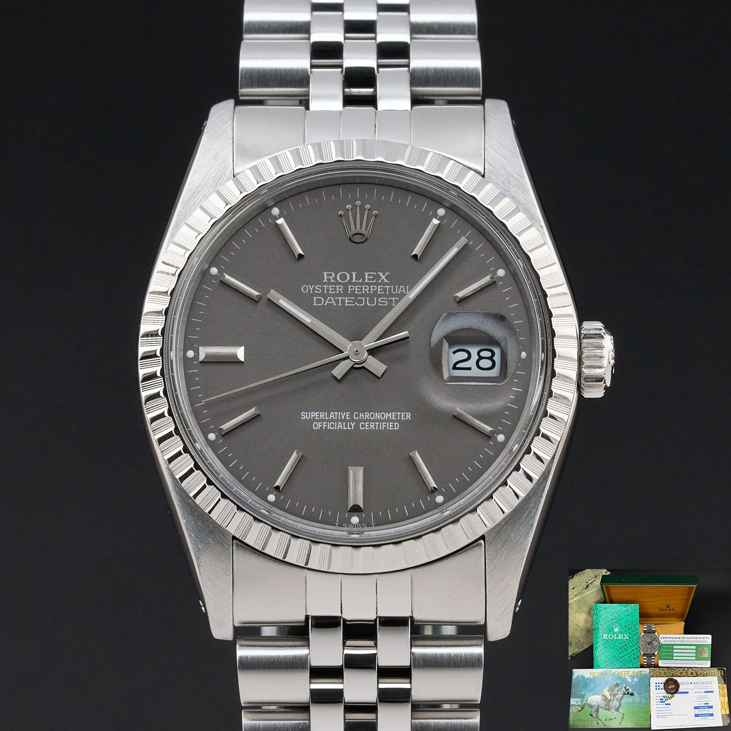 Rolex Datejust 36 16030 (1978) - 36 mm Steel case (1/8)