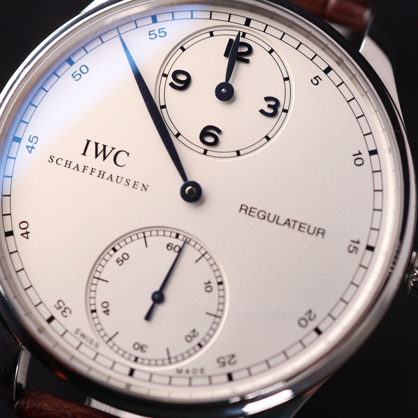 IWC Portuguese IW544401 (2010) - Zilver wijzerplaat 43mm Staal (5/6)