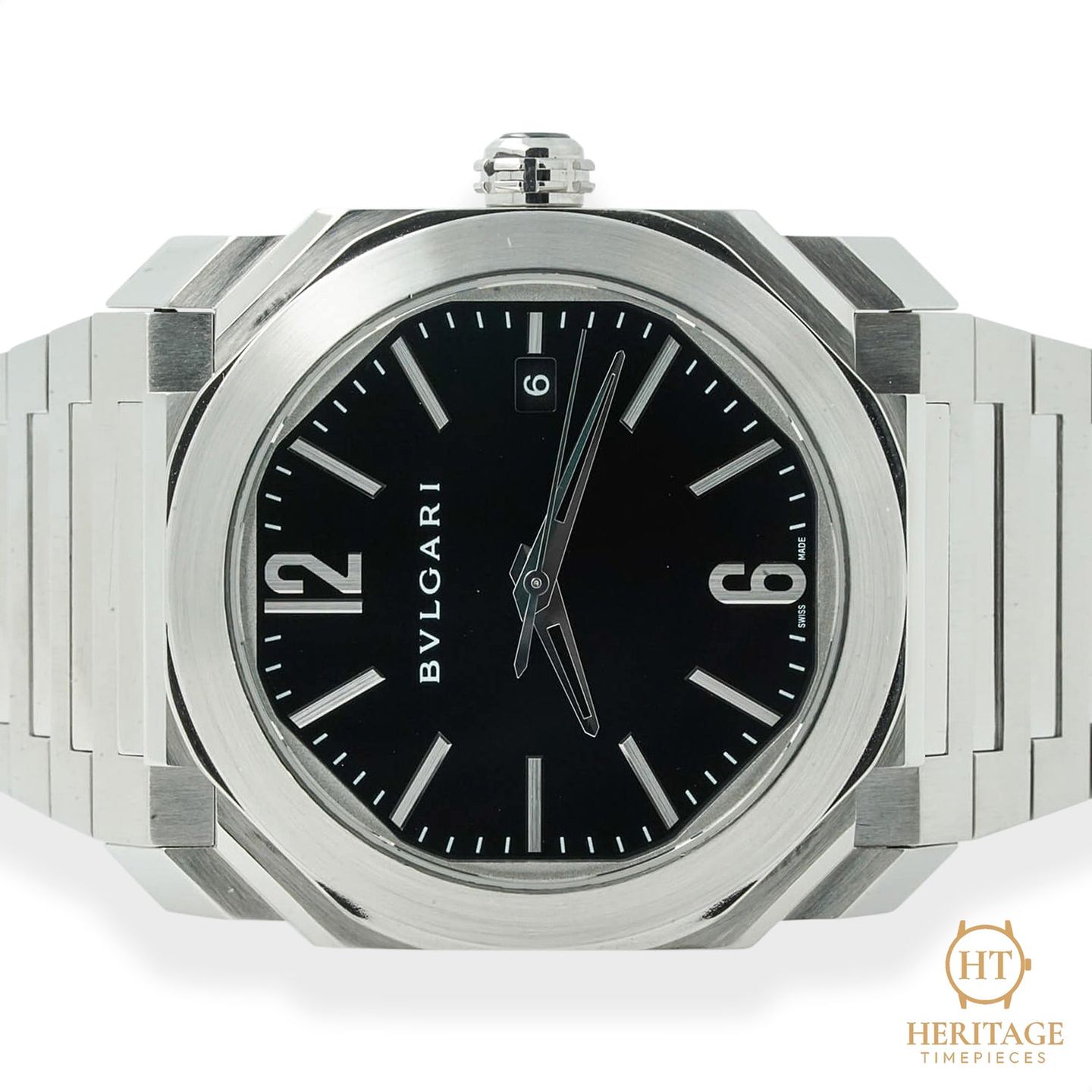 Bulgari Octo BGO 38 S (Onbekend (willekeurig serienummer)) - 39mm Staal (3/8)