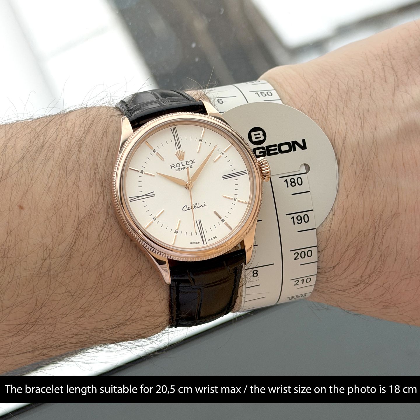 Rolex Cellini Time 50505 (2019) - 39mm Roségoud (2/8)