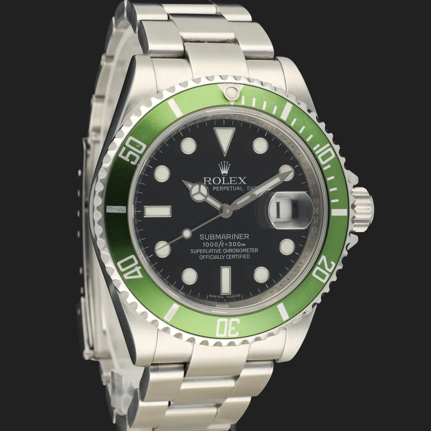 Rolex Submariner Date 16610LV (2007) - Black dial 40 mm Steel case (4/7)