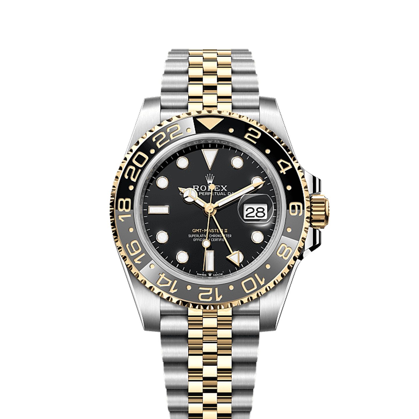 Rolex GMT-Master II 126713GRNR (2025) - Black dial 40 mm Gold/Steel case (1/1)