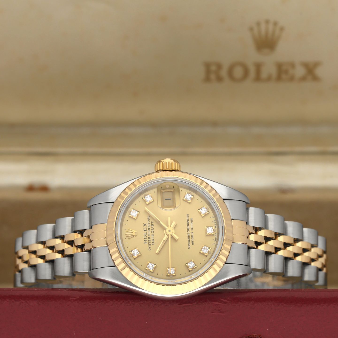 Rolex Lady-Datejust 69173G (1993) - 26 mm Gold/Steel case (3/7)