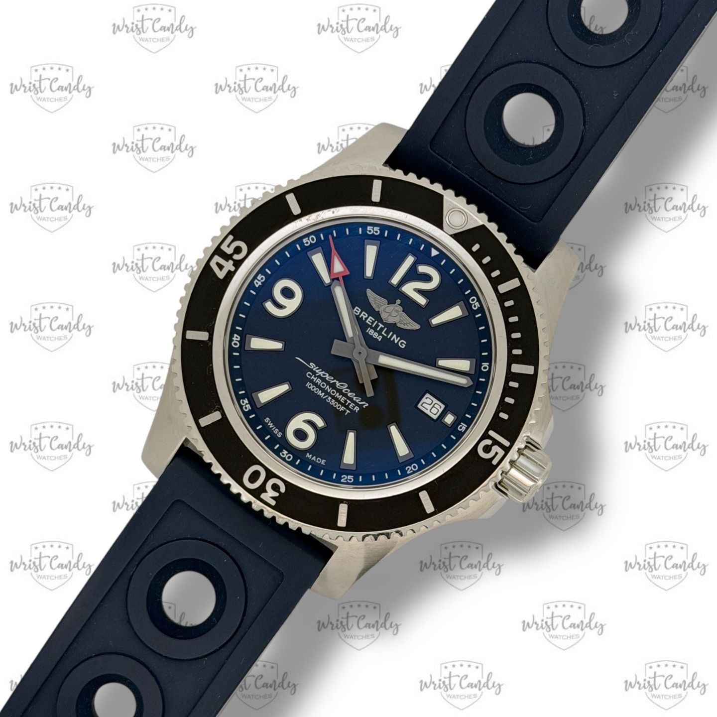 Breitling Superocean 44 A17367D71B1A1 (2019) - Zwart wijzerplaat 44mm Staal (4/8)