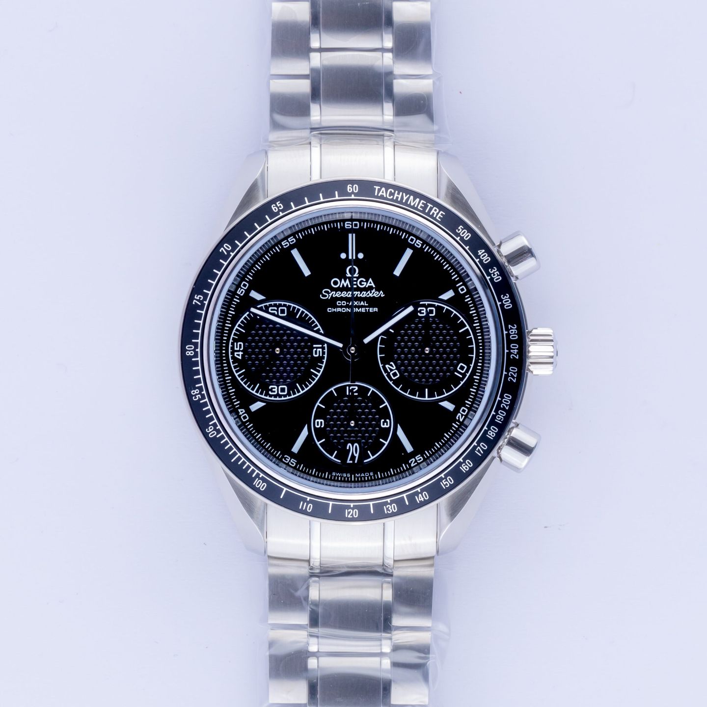 Omega Speedmaster Racing 326.30.40.50.01.002 (Unknown (random serial)) - Black dial 40 mm Steel case (3/8)