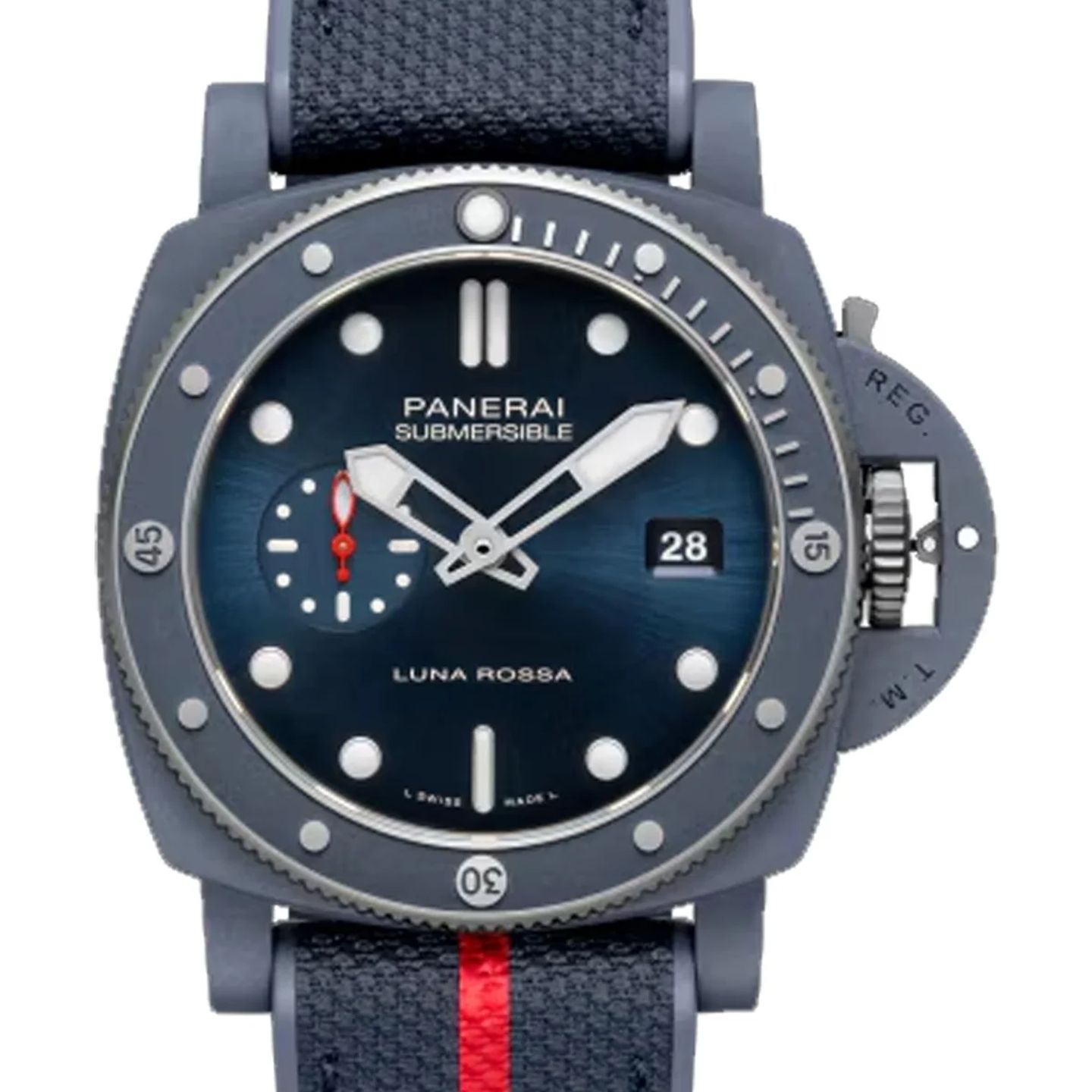 Panerai Submersible PAM01466 (2026) - Blauw wijzerplaat 44mm Titanium (1/1)