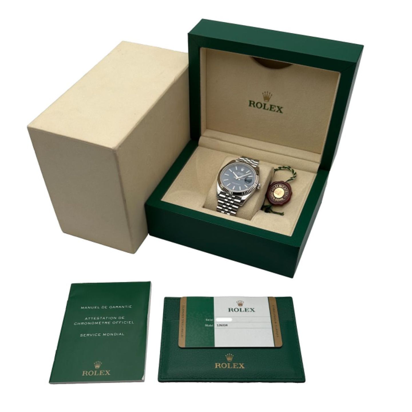 Rolex Datejust 41 126334 (2020) - Blue dial 41 mm Steel case (5/5)