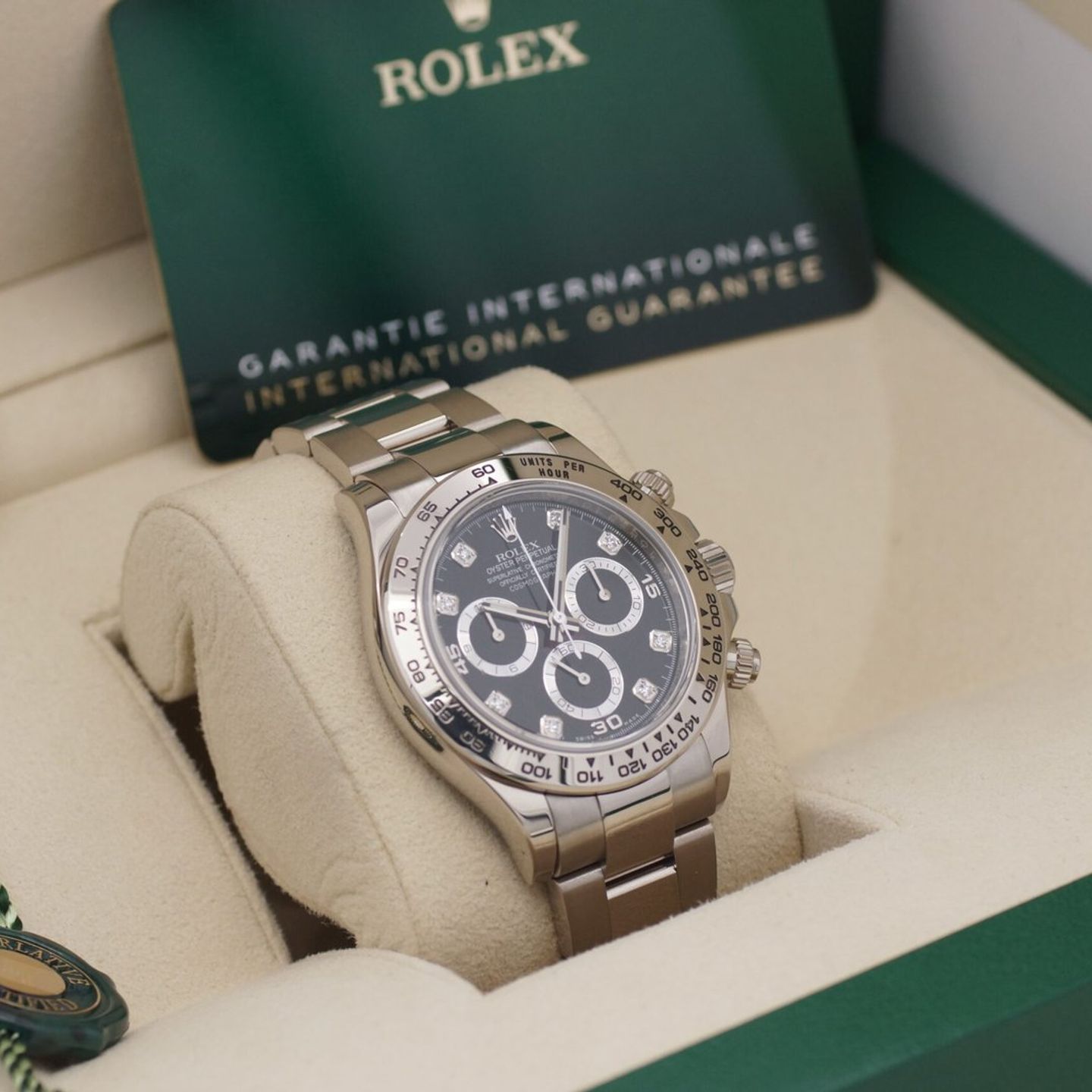 Rolex Daytona 116509 (2020) - Black dial 40 mm White Gold case (2/8)