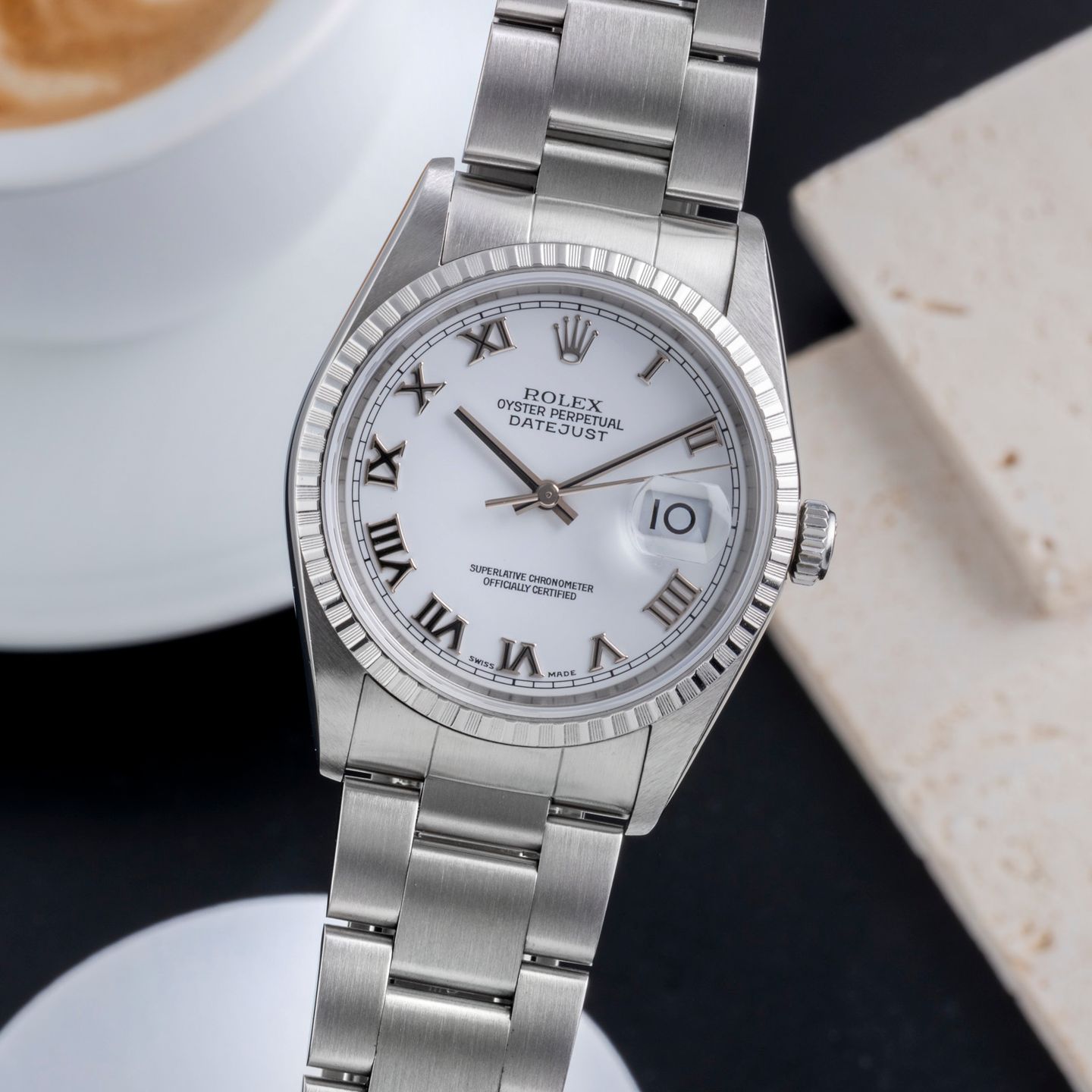 Rolex Datejust 36 16220 (Unknown (random serial)) - 36 mm Steel case (3/8)