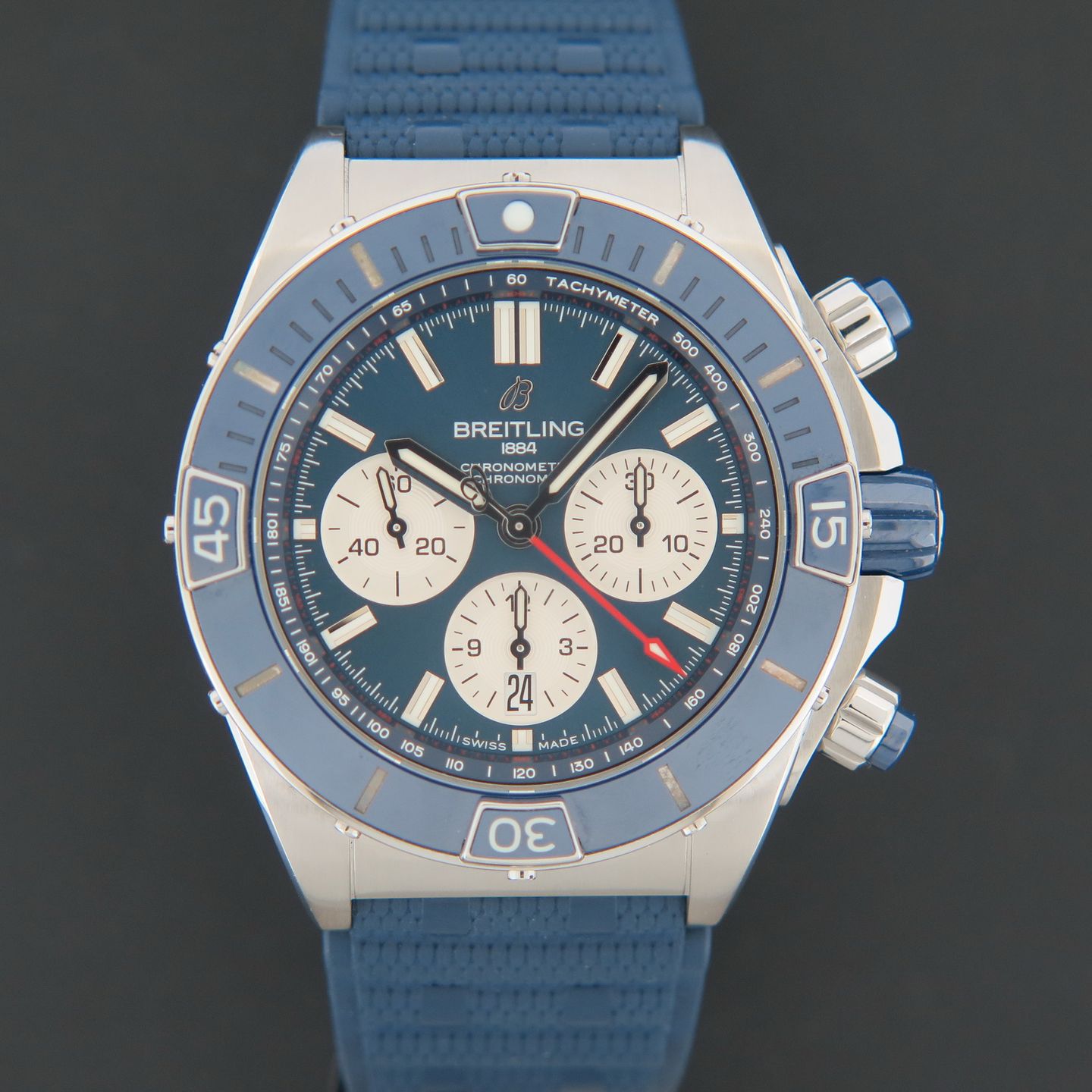 Breitling Chronomat AB0136161C1S1 (2023) - Blauw wijzerplaat 44mm Staal (3/6)