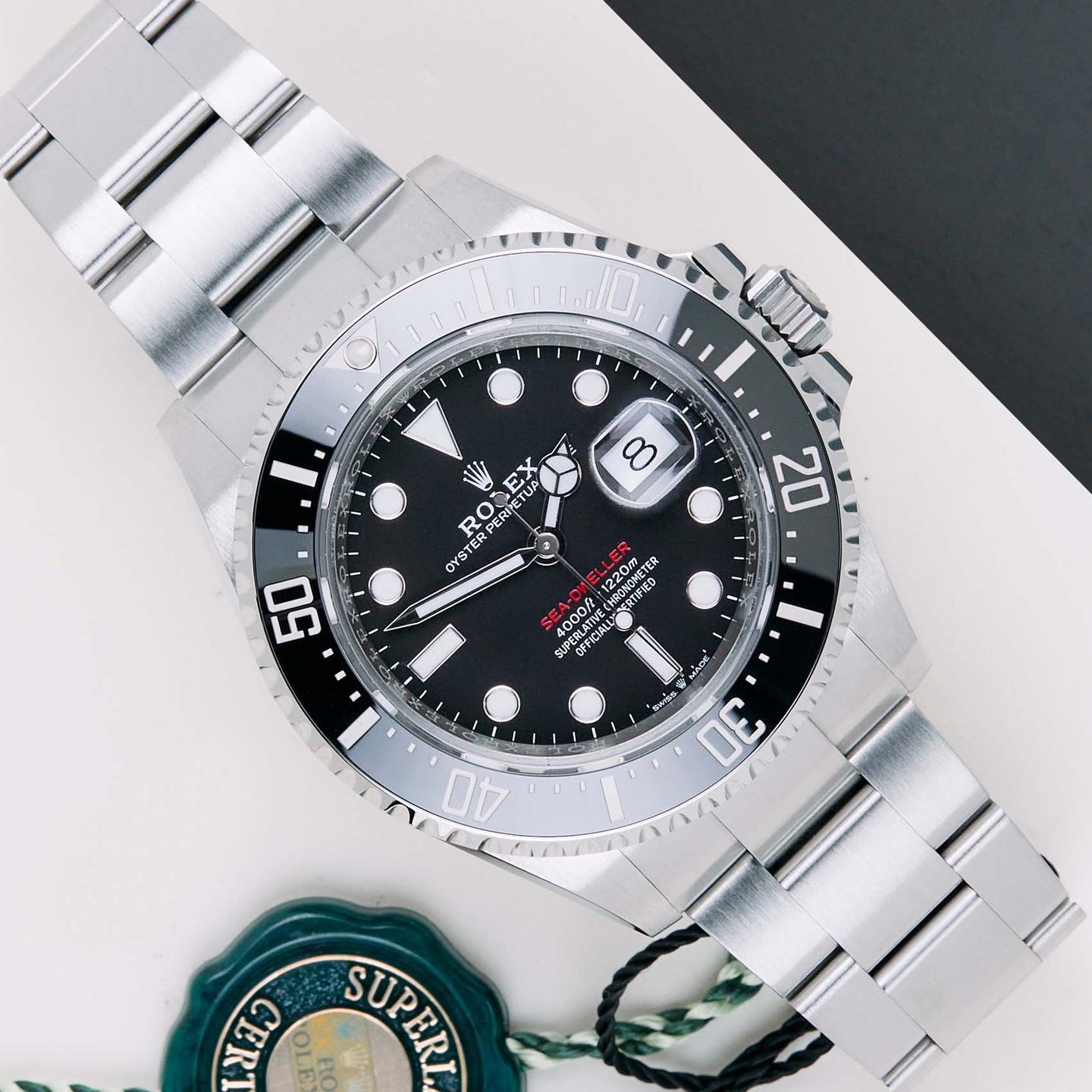 Rolex Sea-Dweller 126600 (2019) - Black dial 43 mm Steel case (1/8)