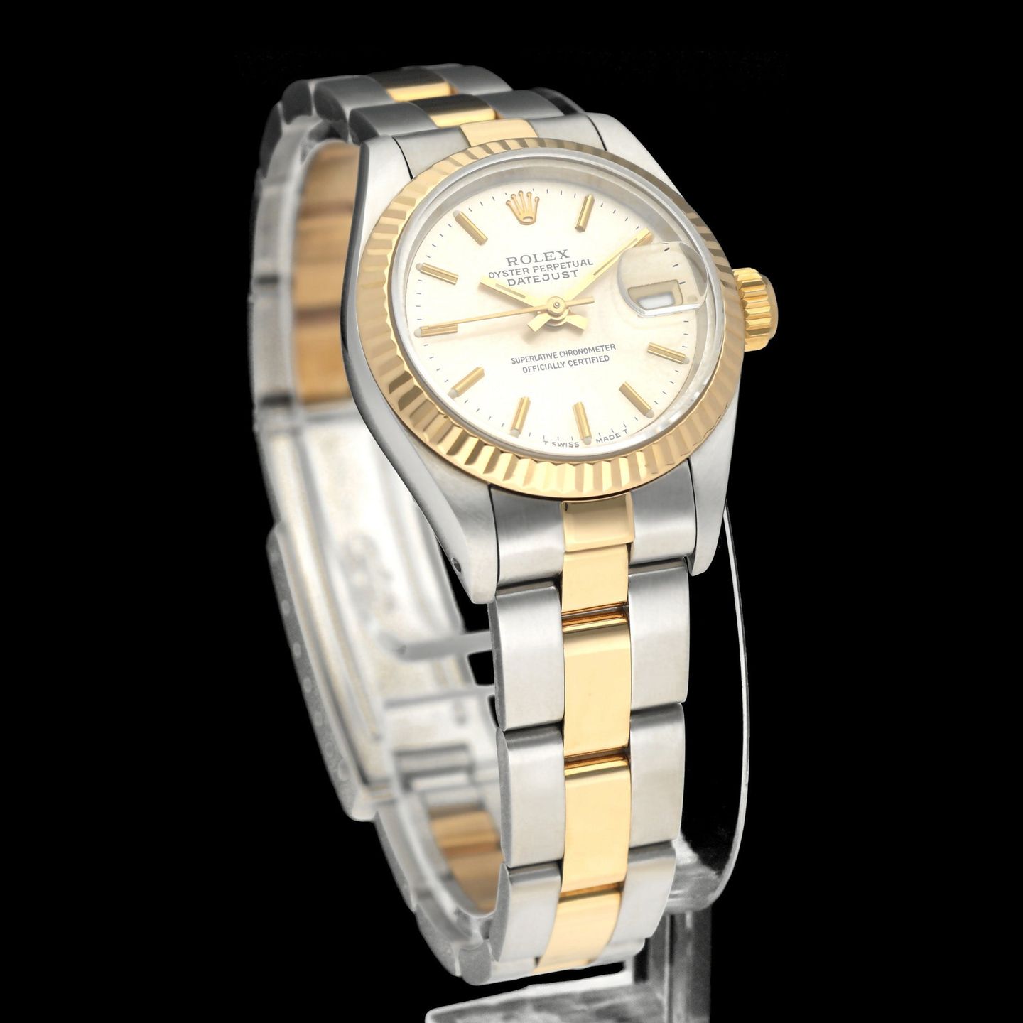 Rolex Lady-Datejust 69173 (1991) - 26mm Goud/Staal (4/8)