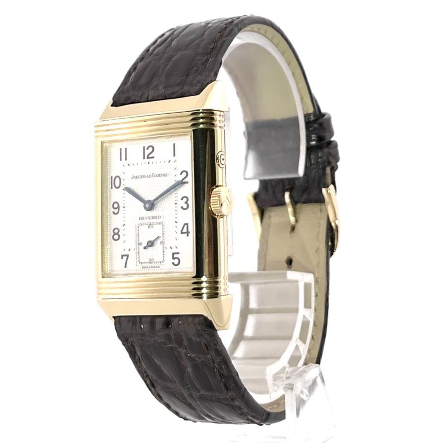 Jaeger-LeCoultre Reverso 270.140.544 (1997) - Silver dial 42 mm Yellow Gold case (3/8)