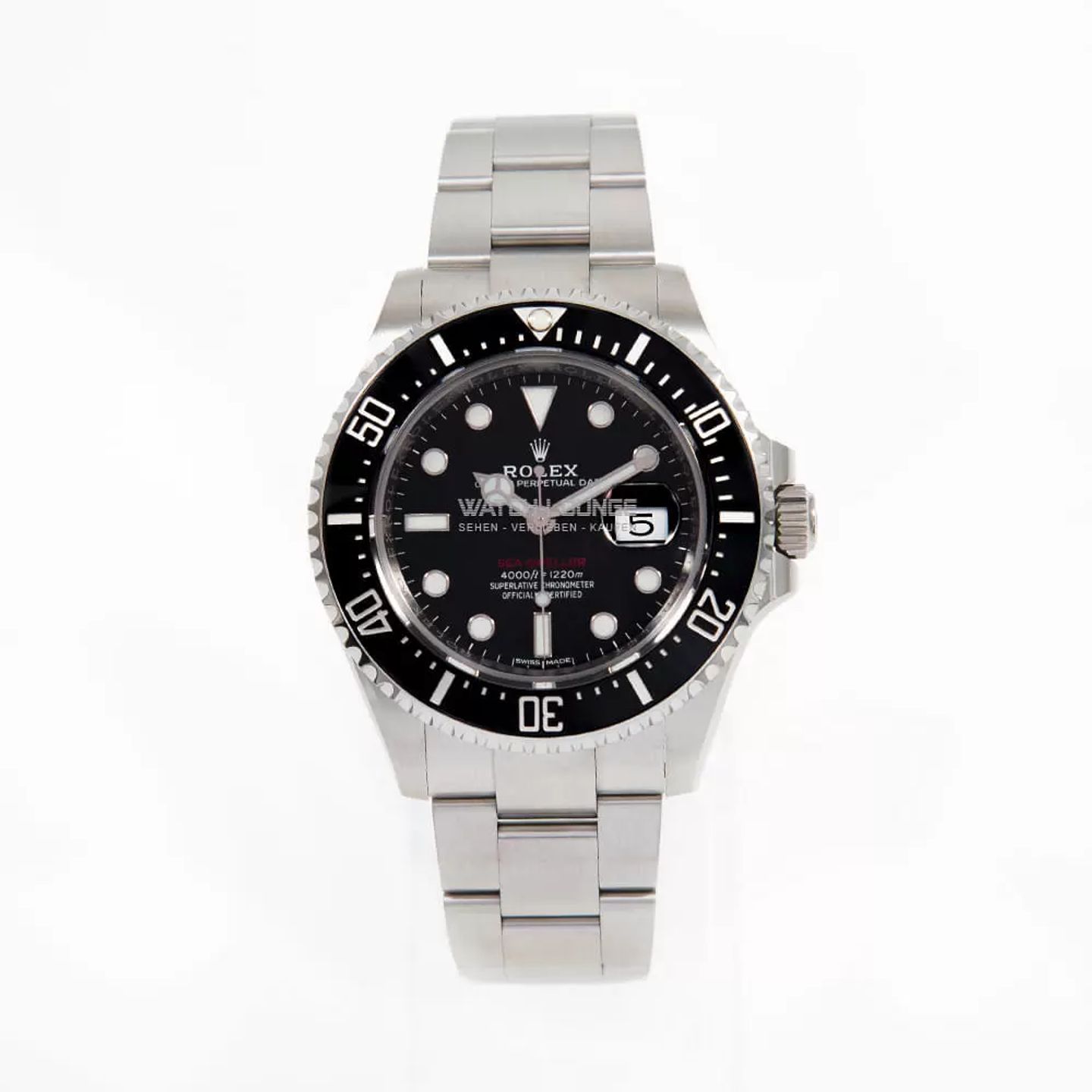 Rolex Sea-Dweller 126600 (2017) - Zwart wijzerplaat 43mm Staal (3/8)