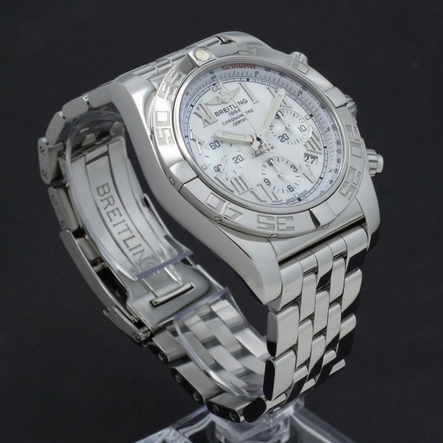 Breitling Chronomat 44 AB0110 (2014) - Wit wijzerplaat 44mm Staal (6/7)