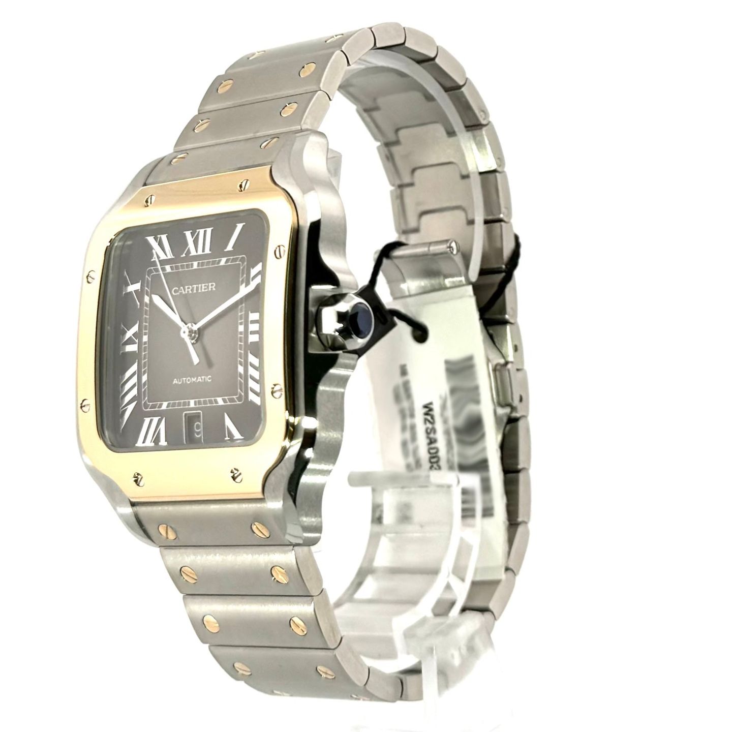 Cartier Santos W3013456 (2024) - Zwart wijzerplaat 35mm Staal (2/7)