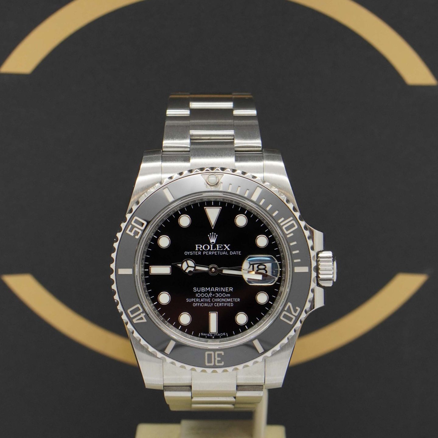 Rolex Submariner Date 116610LN (2018) - Black dial 40 mm Steel case (1/7)