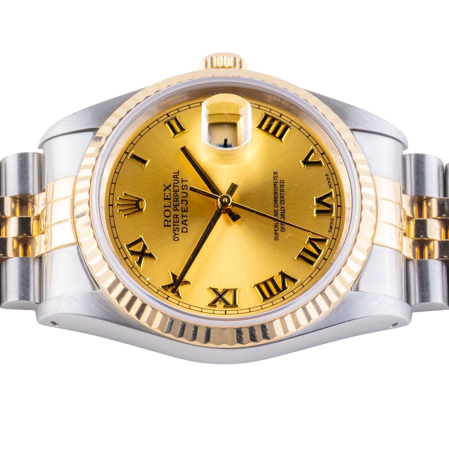 Rolex Datejust 36 16233 (1991) - 36 mm Gold/Steel case (5/8)