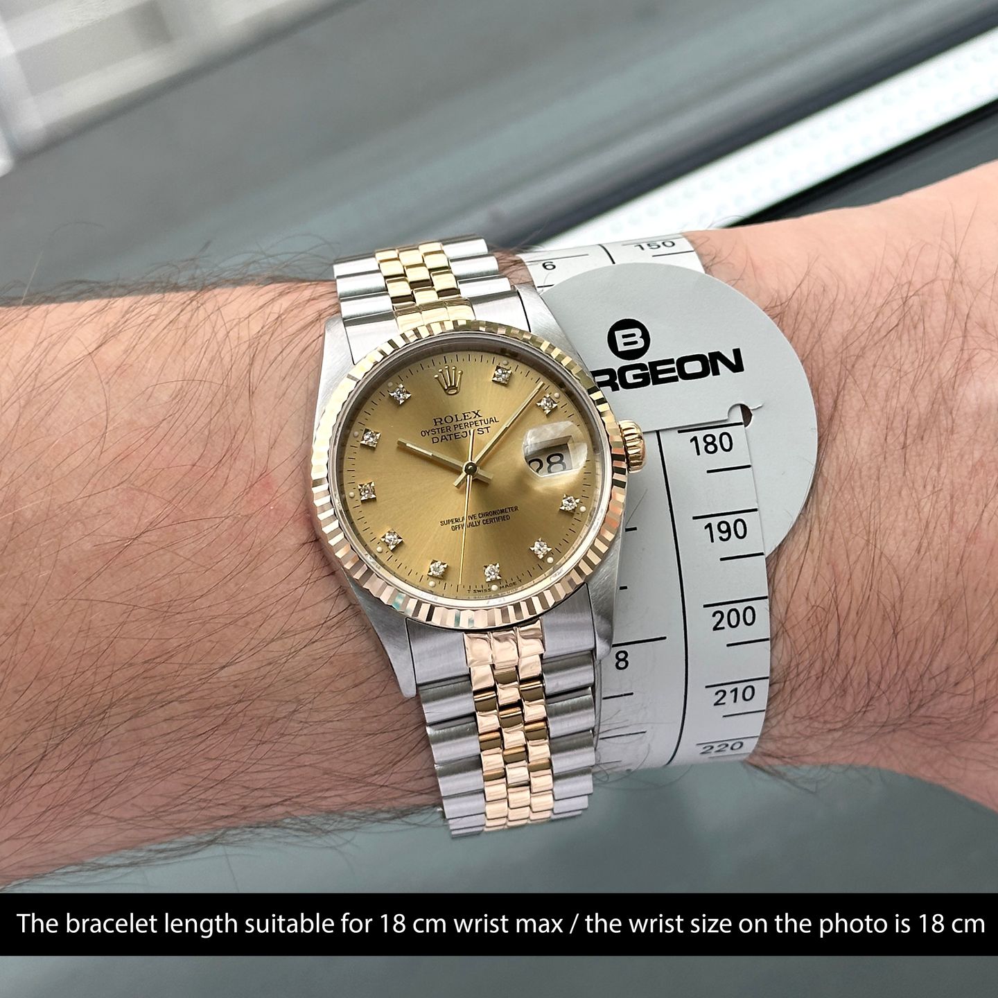 Rolex Datejust 36 16233 (1988) - 36 mm Gold/Steel case (2/8)