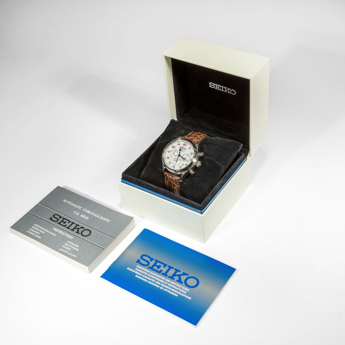Seiko Chronograph SRQ025J1 (Onbekend (willekeurig serienummer)) - 42mm Staal (2/5)