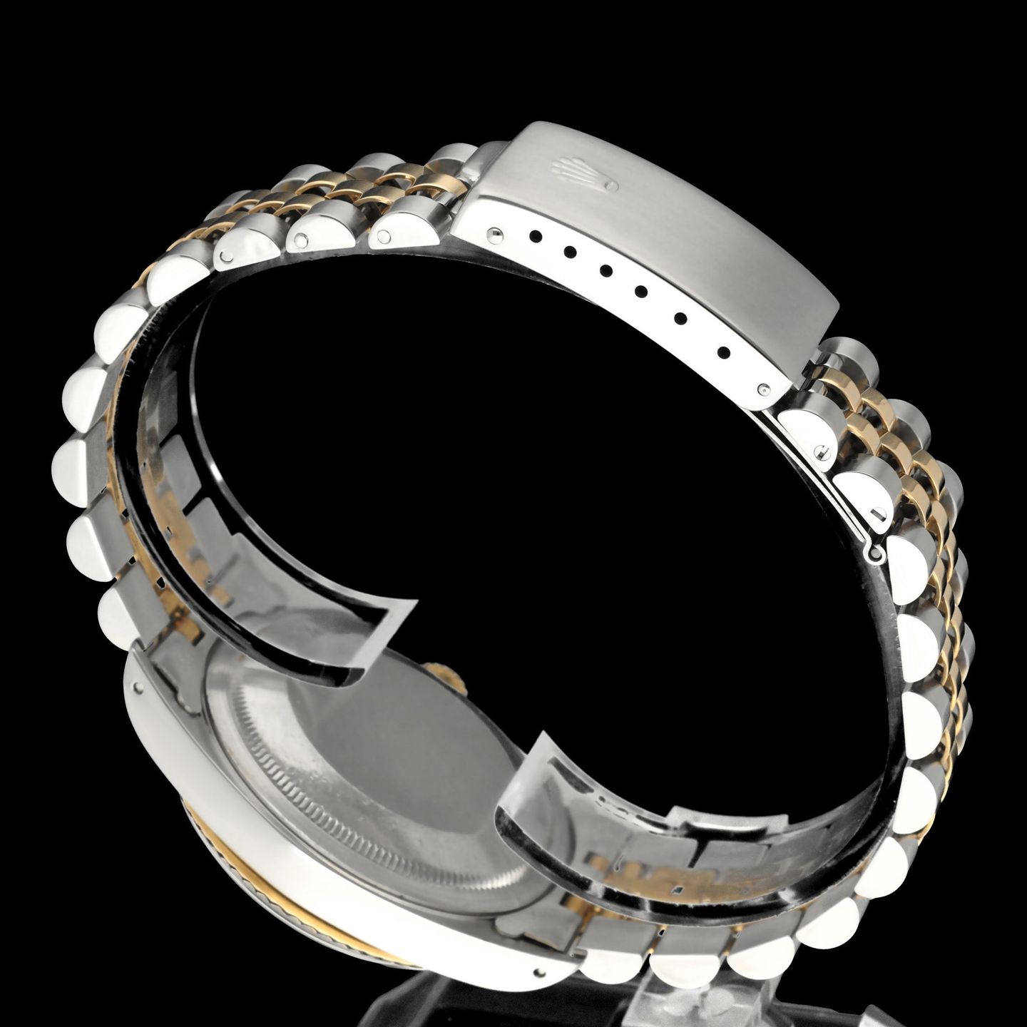 Rolex Datejust 36 16233G (1991) - Champagne dial 36 mm Gold/Steel case (7/8)