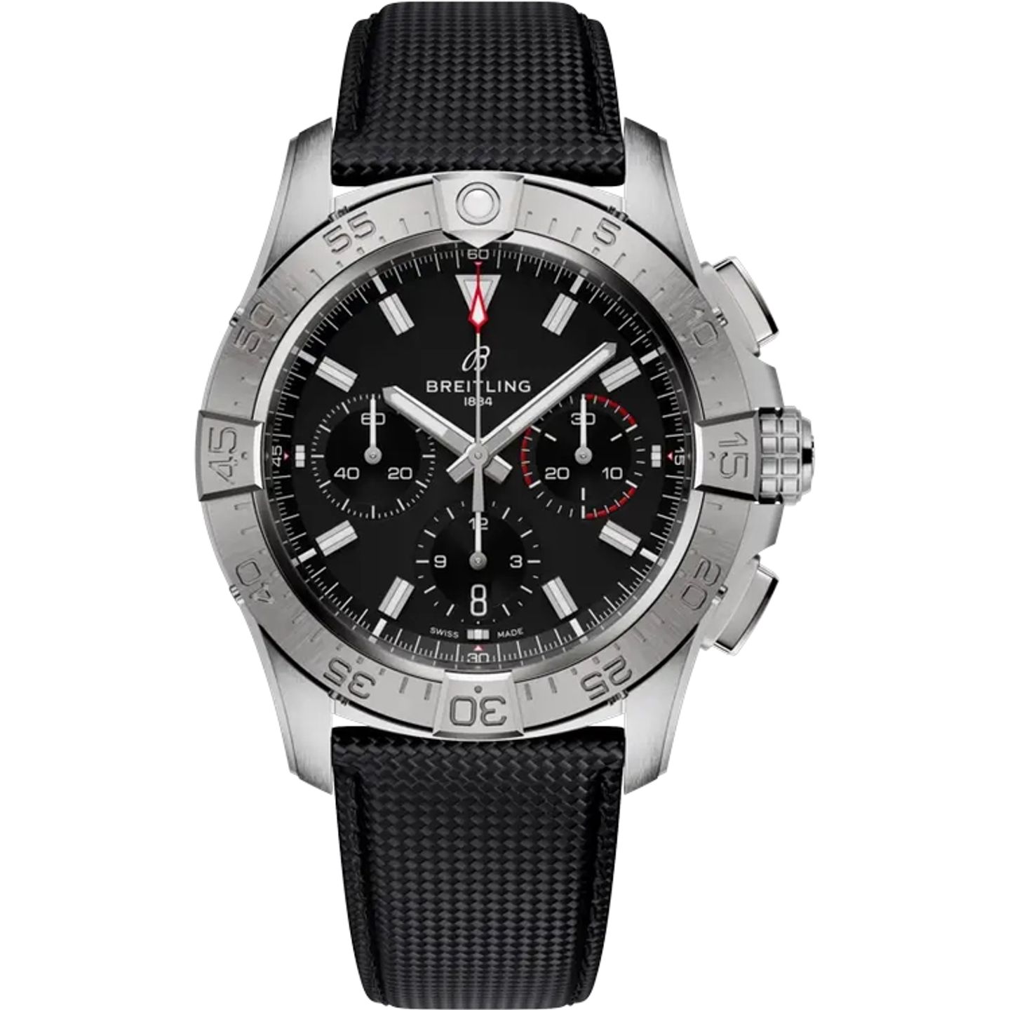 Breitling Avenger AB0146101B1X1 (2026) - Zwart wijzerplaat 42mm Staal (1/1)