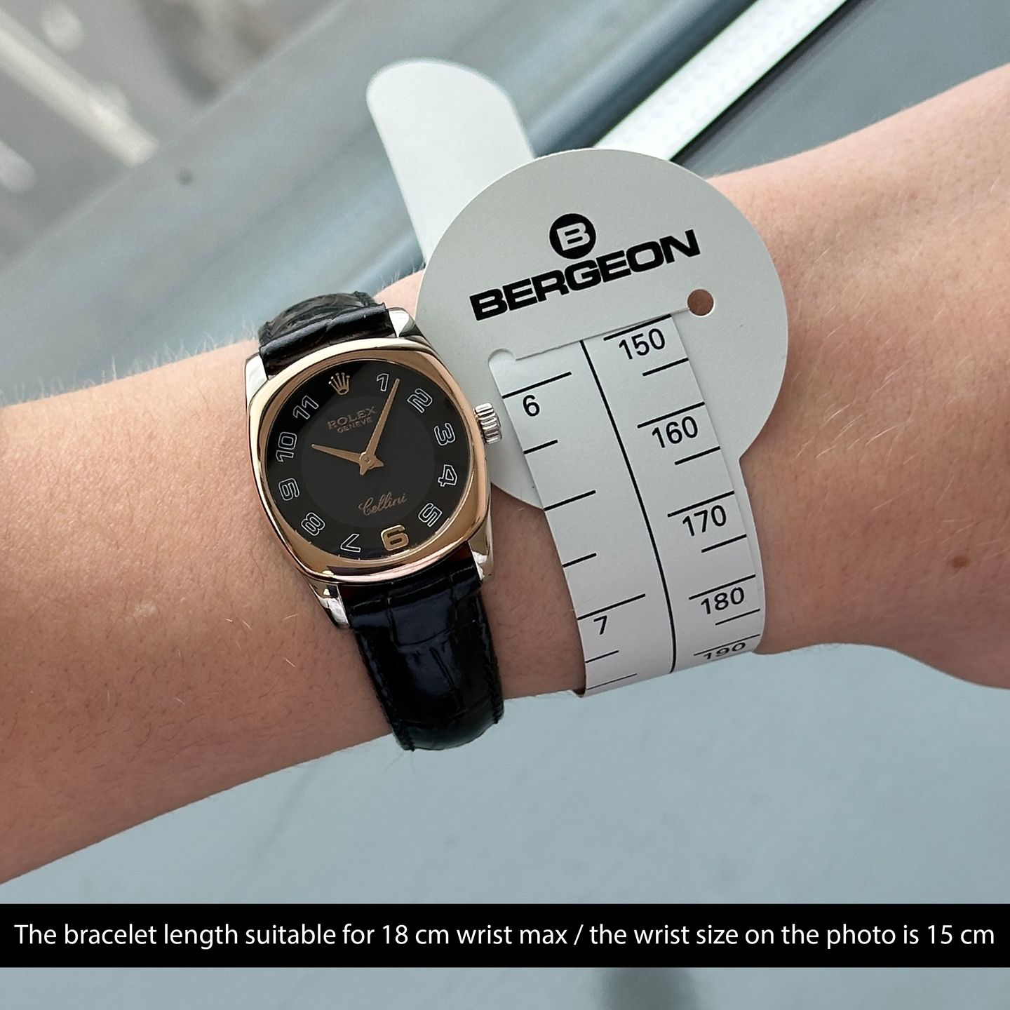 Rolex Cellini Danaos 6229 (2008) - Black dial 25 mm (2/8)