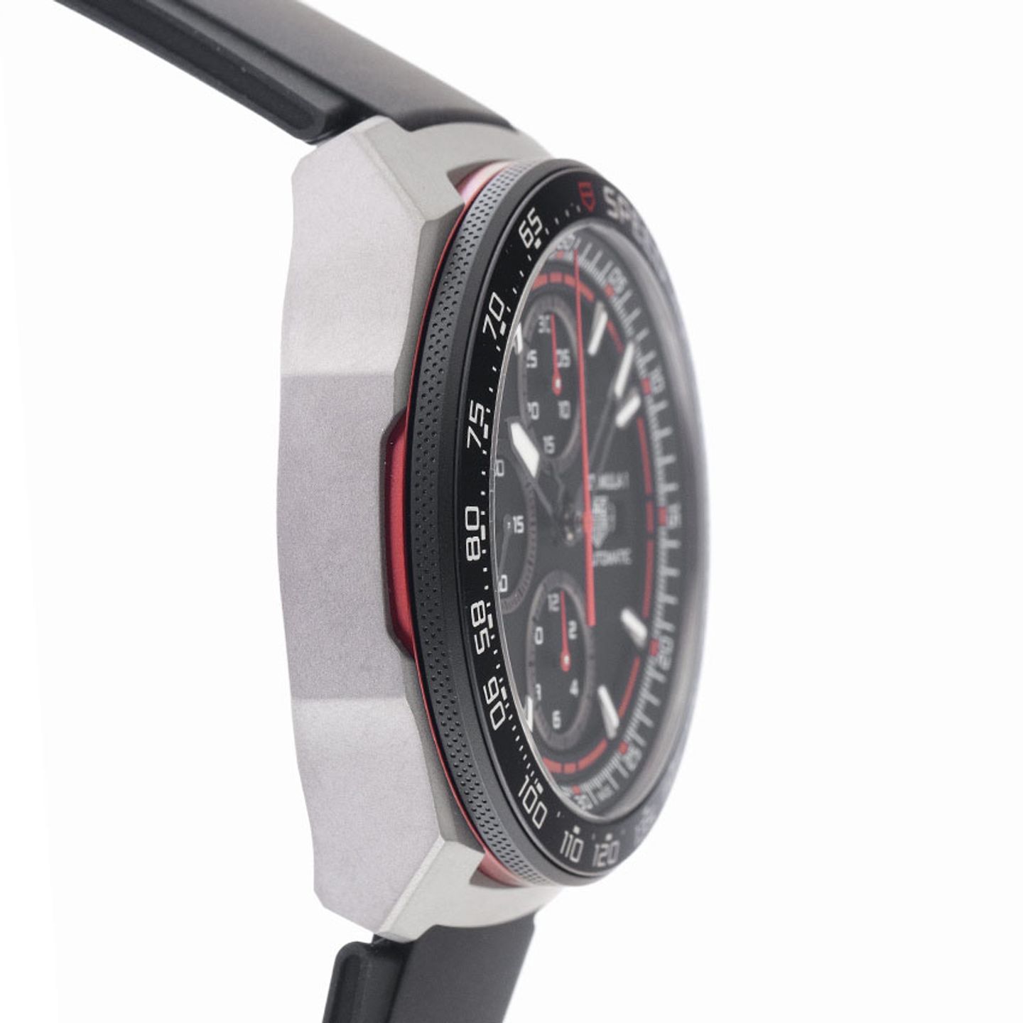 TAG Heuer Formula 1 CBZ2082.FT8096 (2025) - Zwart wijzerplaat 44mm Titanium (5/7)